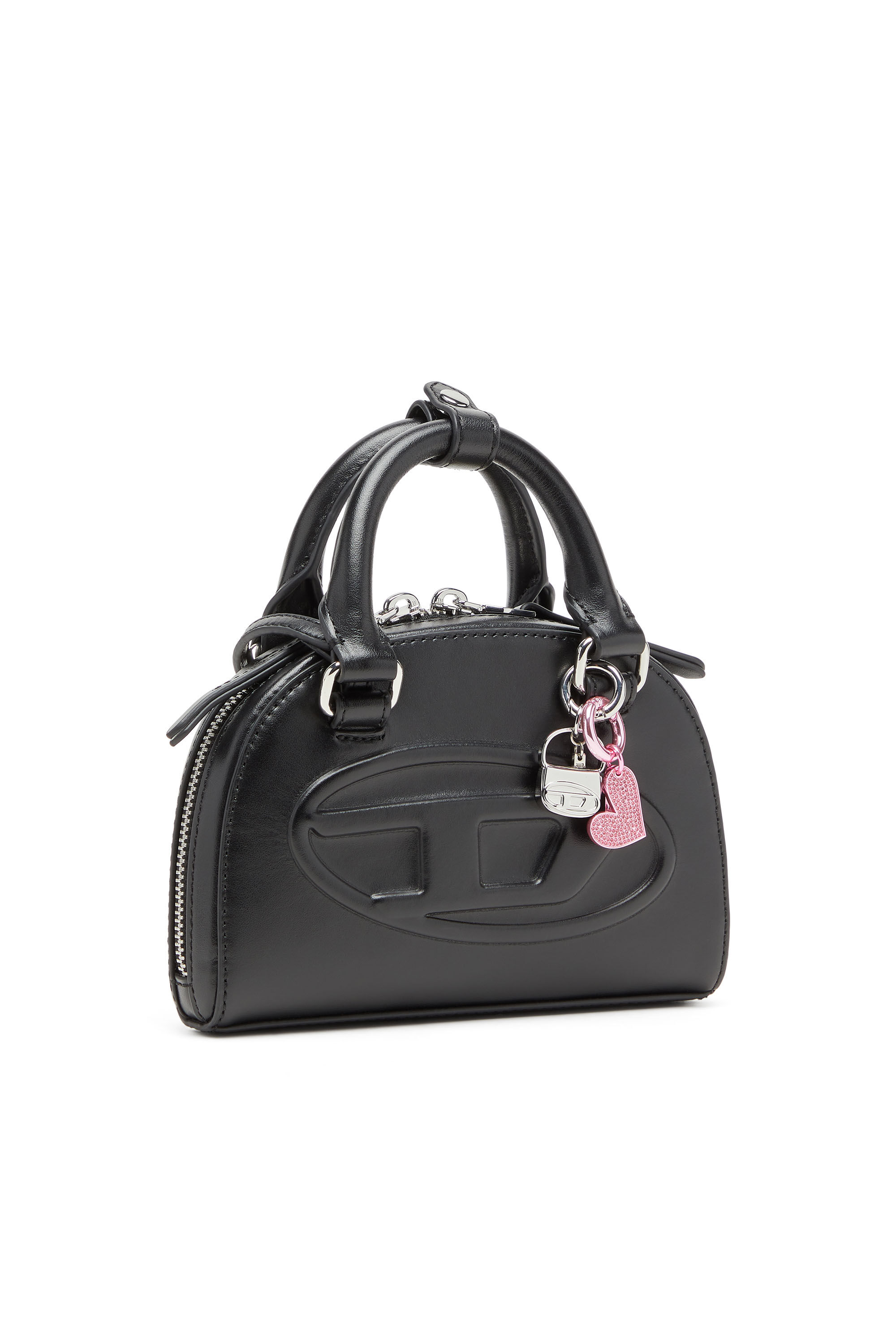 Diesel - CHARM-1DR, Woman's Metal charm with mini 1DR charm in Silver - 3