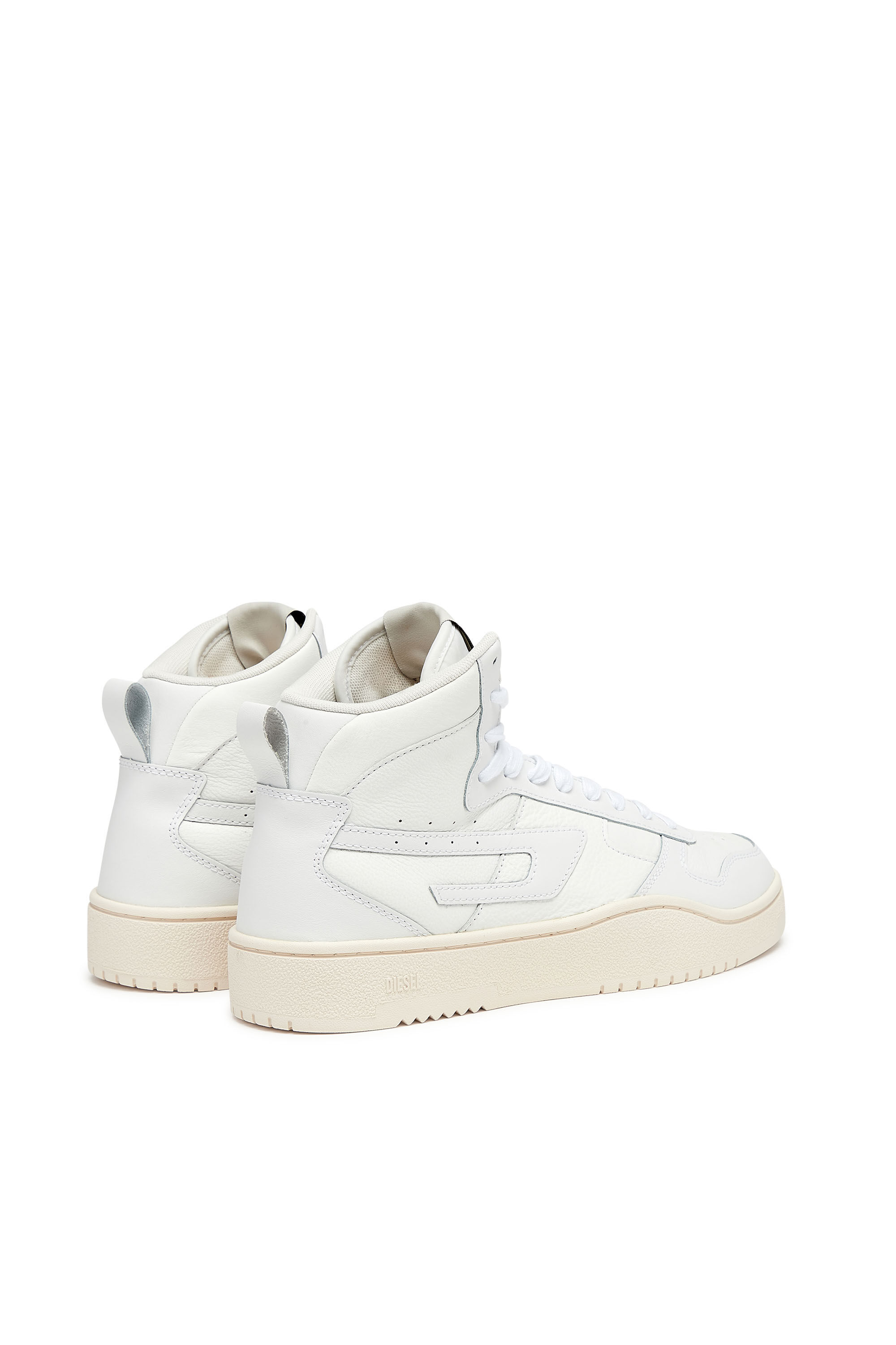 Diesel - S-UKIYO V2 MID, Man's S-Ukiyo V2 Mid - High-top sneakers with D branding in White - 3