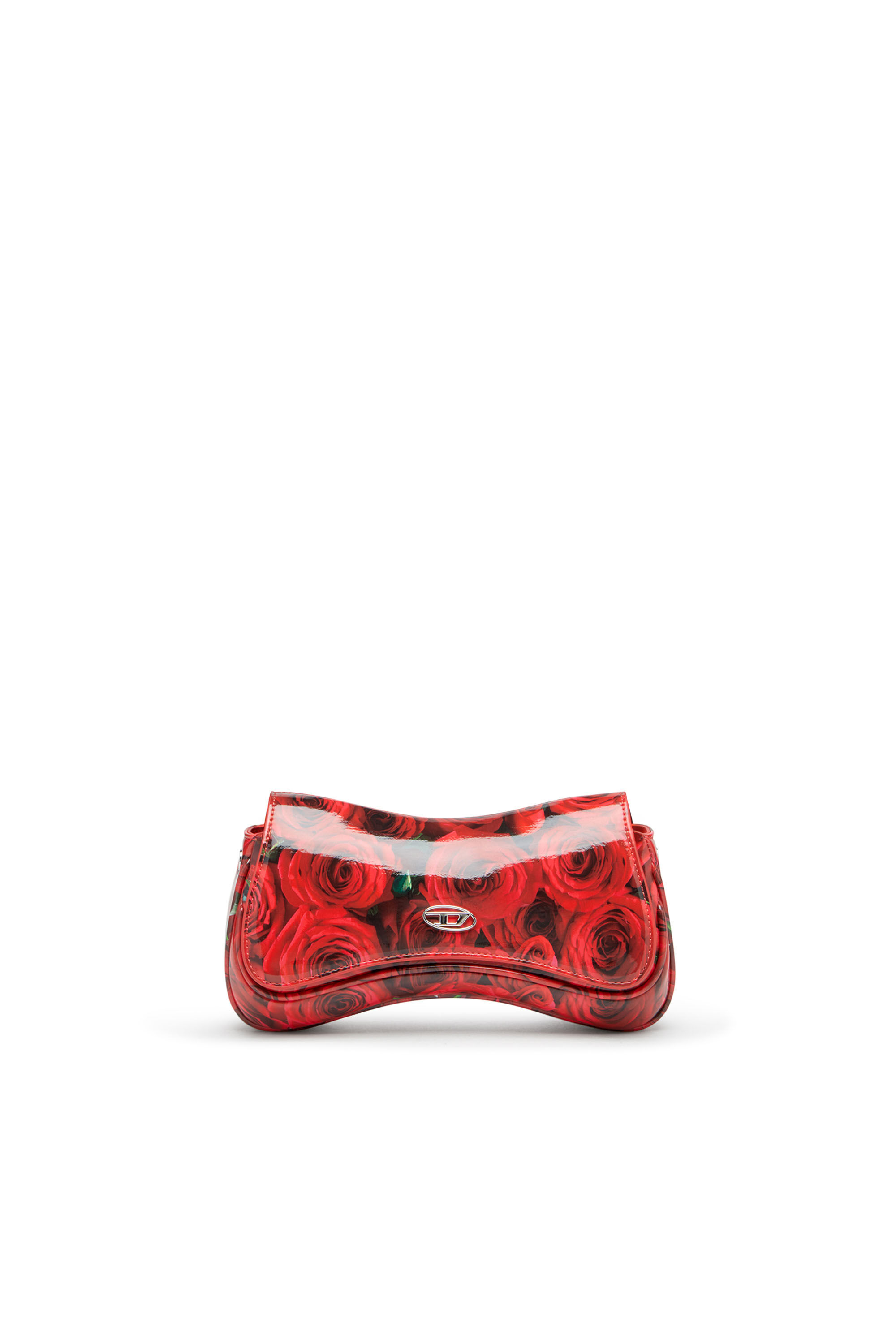 DIESEL☆ Play-Glossy clutch with print レッド Women's Play-Glossy clutch with print | Red | Diesel