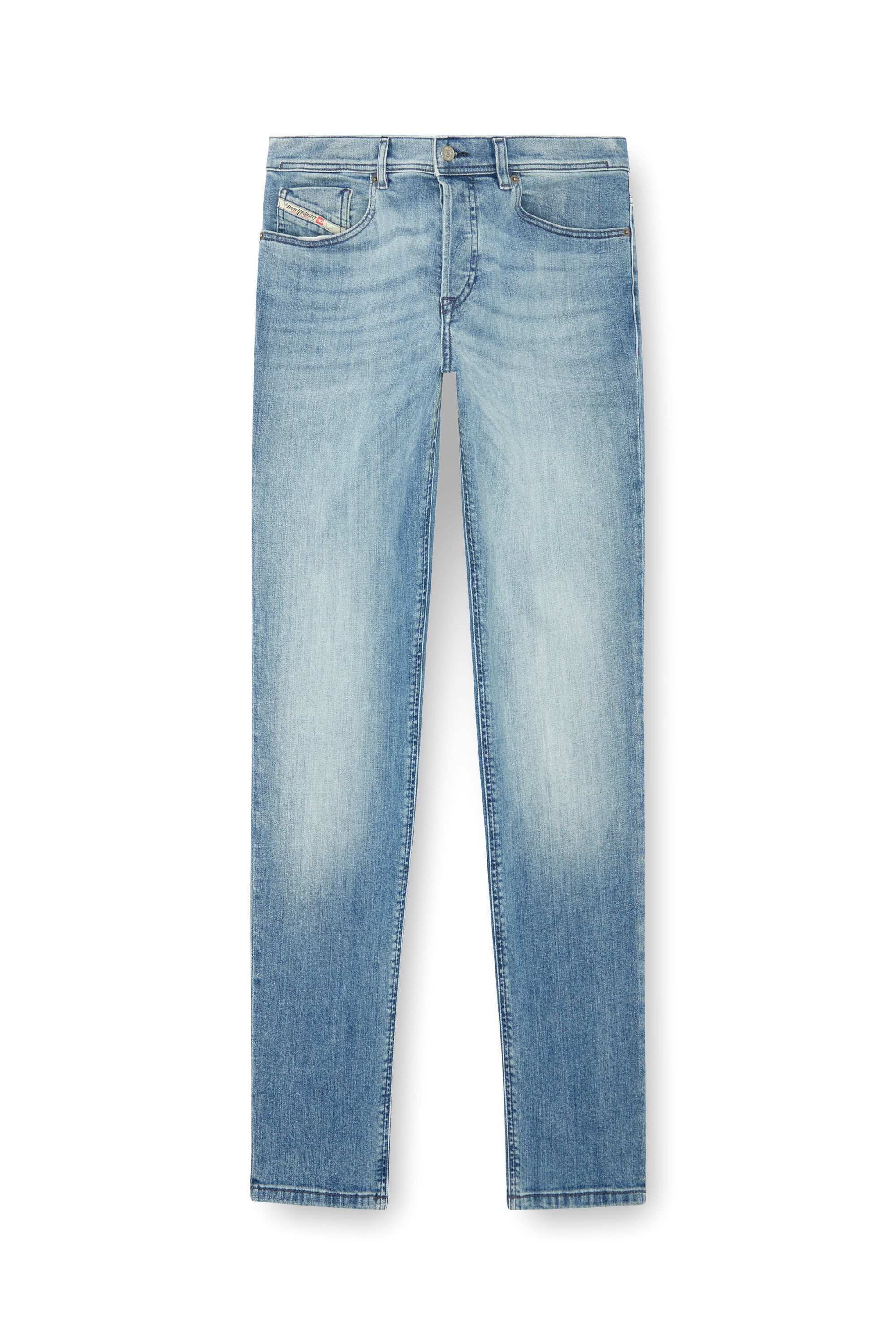 Diesel - Man Tapered Jeans 2023 D-Finitive 0GRDI, Light Blue - Image 2