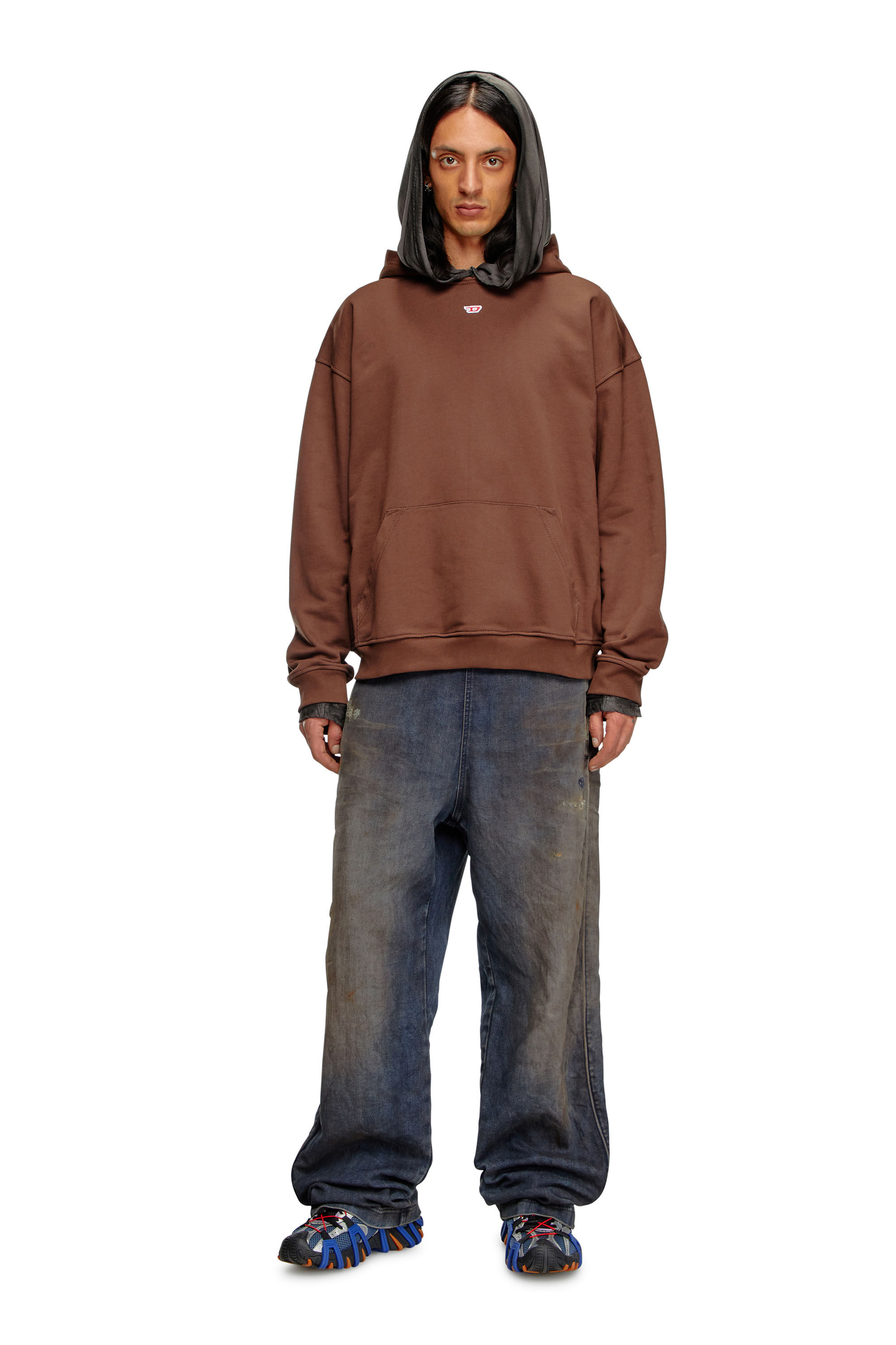 Diesel - S-BOXT-HOOD-D, Brown - Image 1