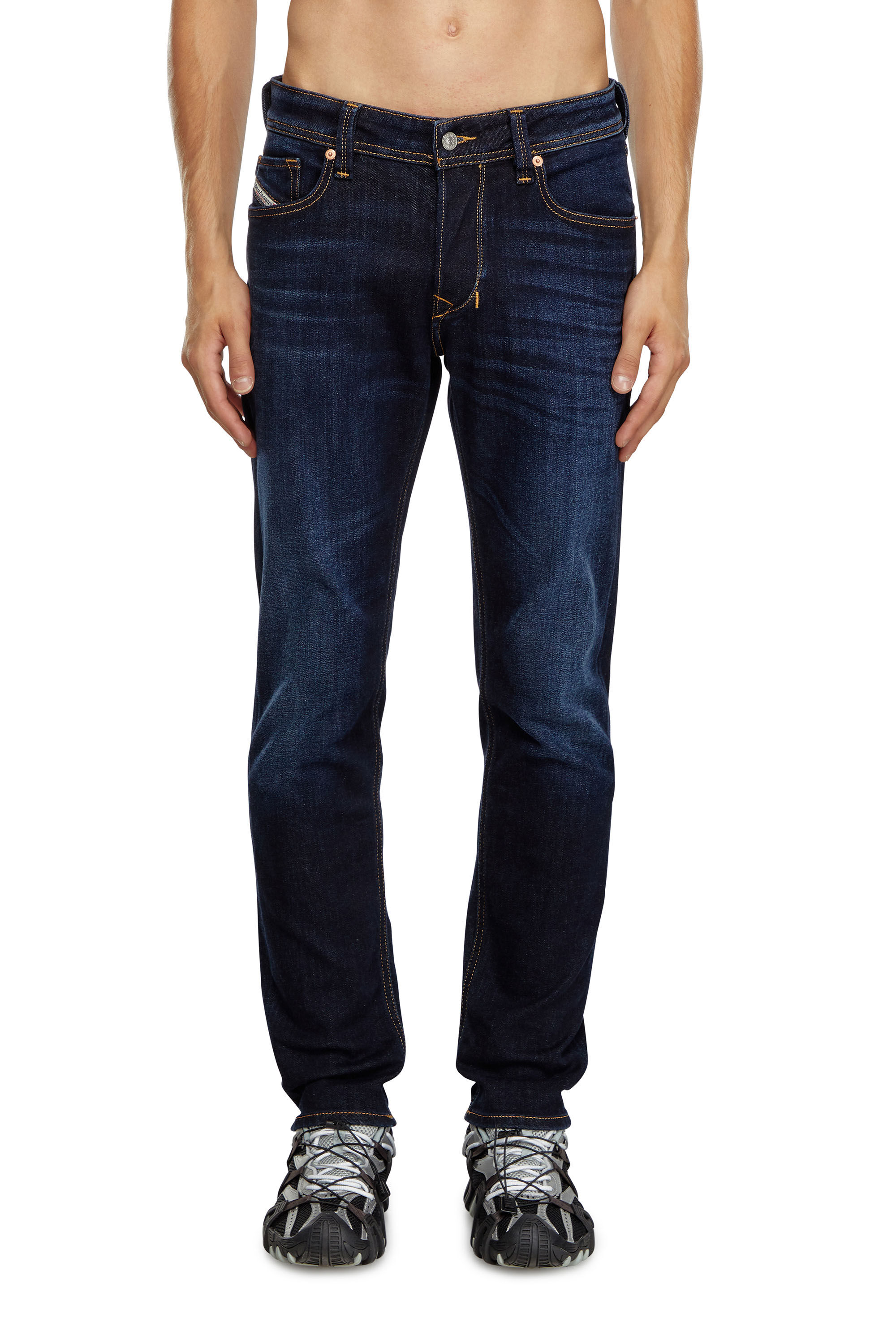 Diesel - Man Tapered Jeans 1986 Larkee-Beex 009ZS, Dark Blue - Image 3