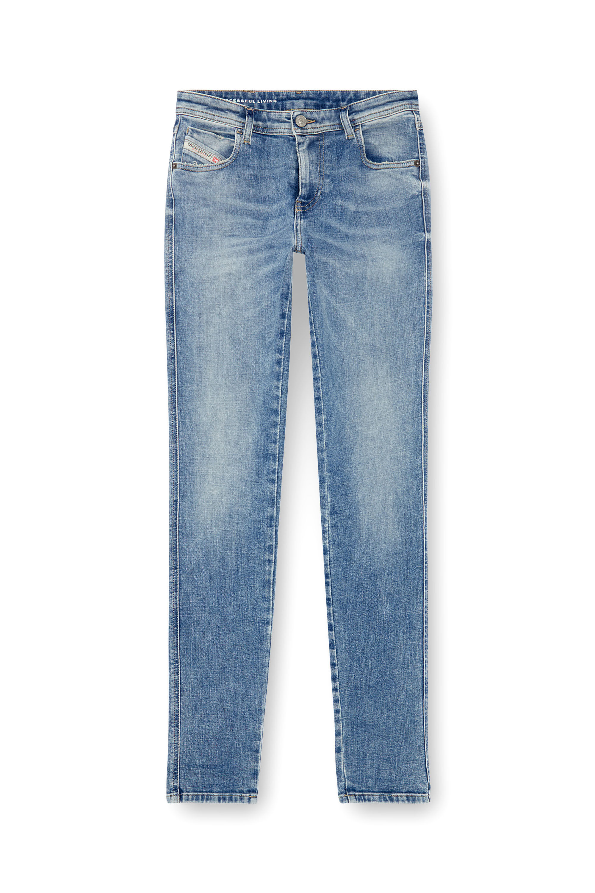 Diesel - Woman Skinny Jeans 2015 Babhila 09J21, Light Blue - Image 2