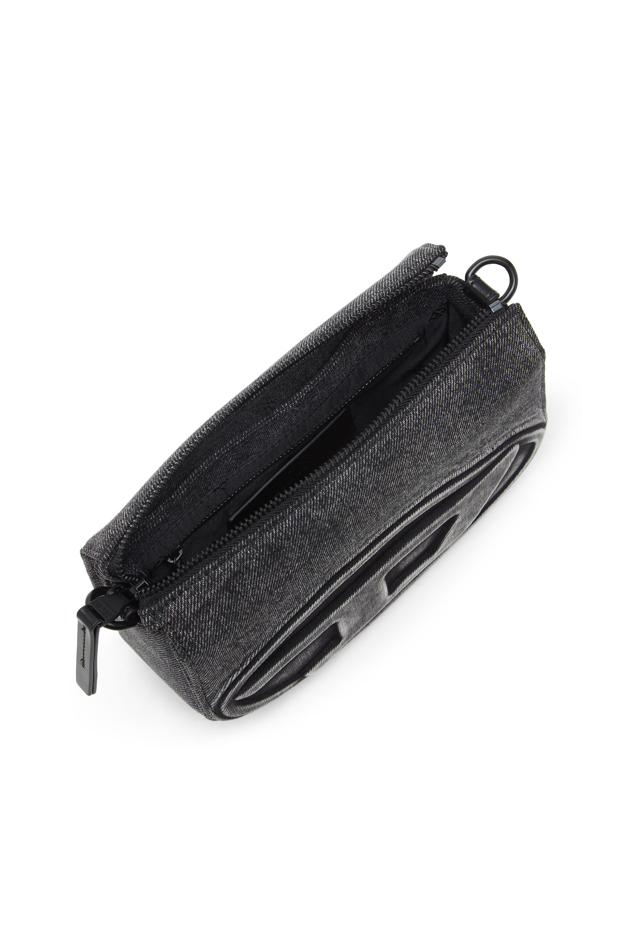 Diesel - 1DR CAMERA BAG, Unisex's 1DR-Camera bag in washed denim in Grey Jeans - 3
