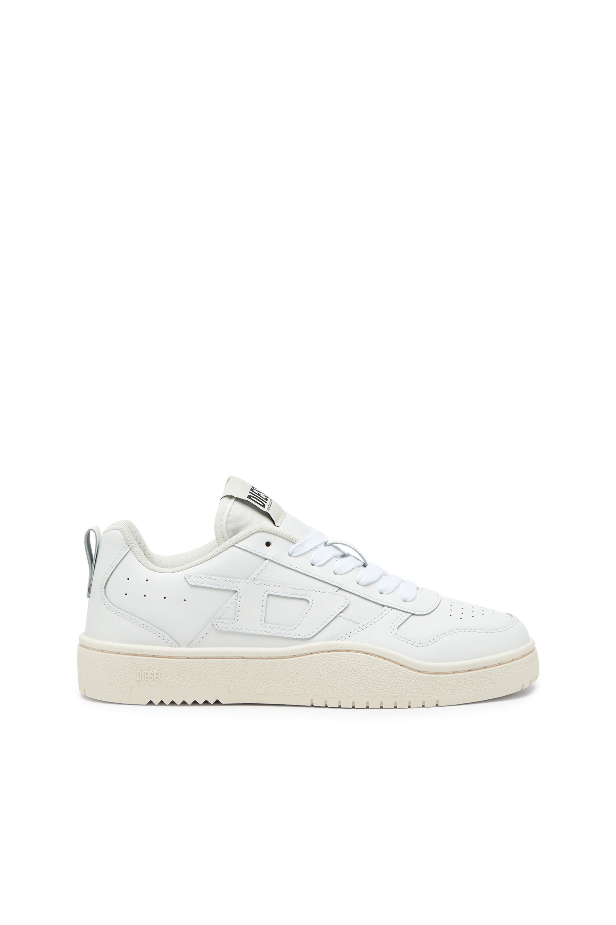 Diesel - S-UKIYO V2 LOW, Man's S-Ukiyo Low-Low-top sneakers in leather and nylon in White - 1