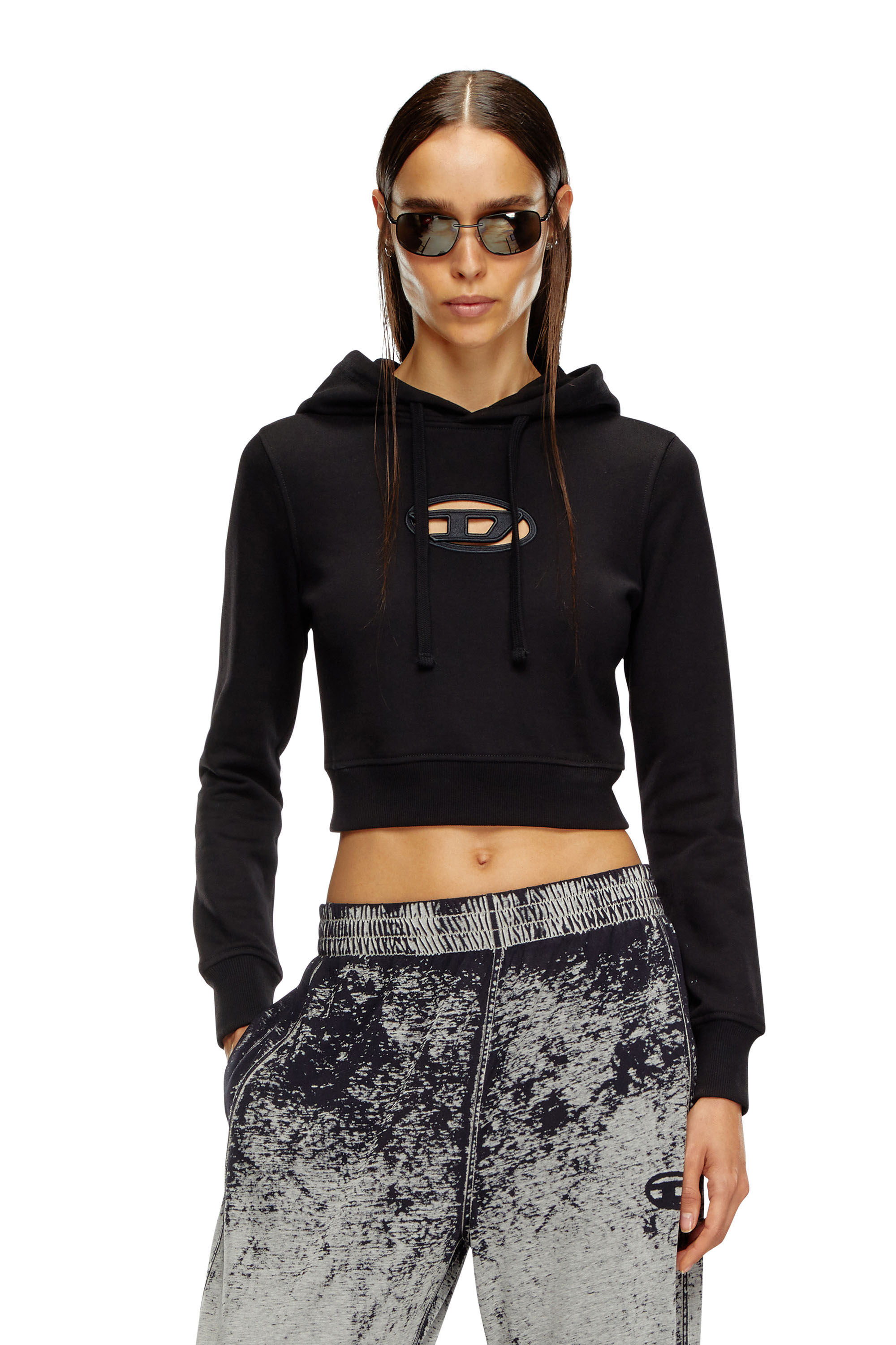 Diesel - F-SLIMMY-HOOD-OD, Black - Image 3