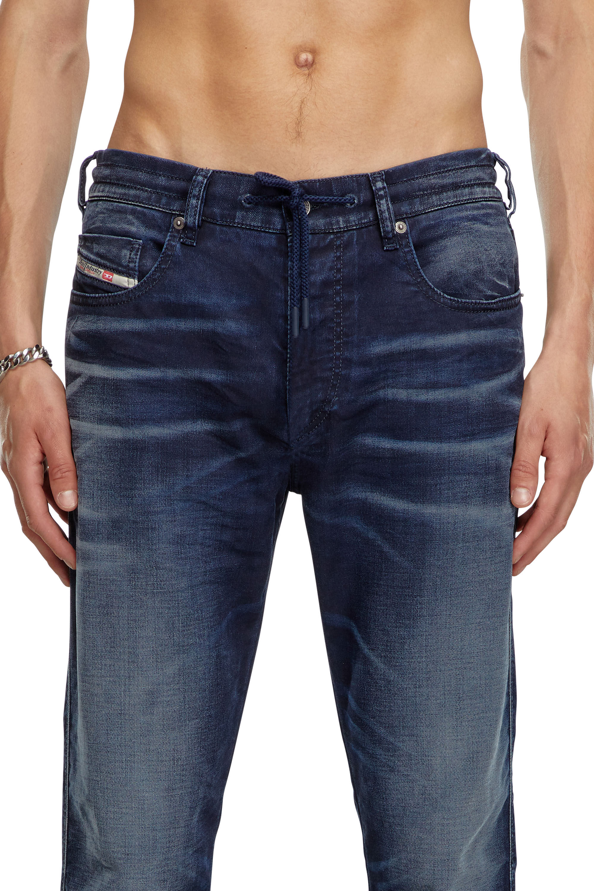 Diesel - Man Slim 2060 D-Strukt Joggjeans® 068LY, Dark Blue - Image 5