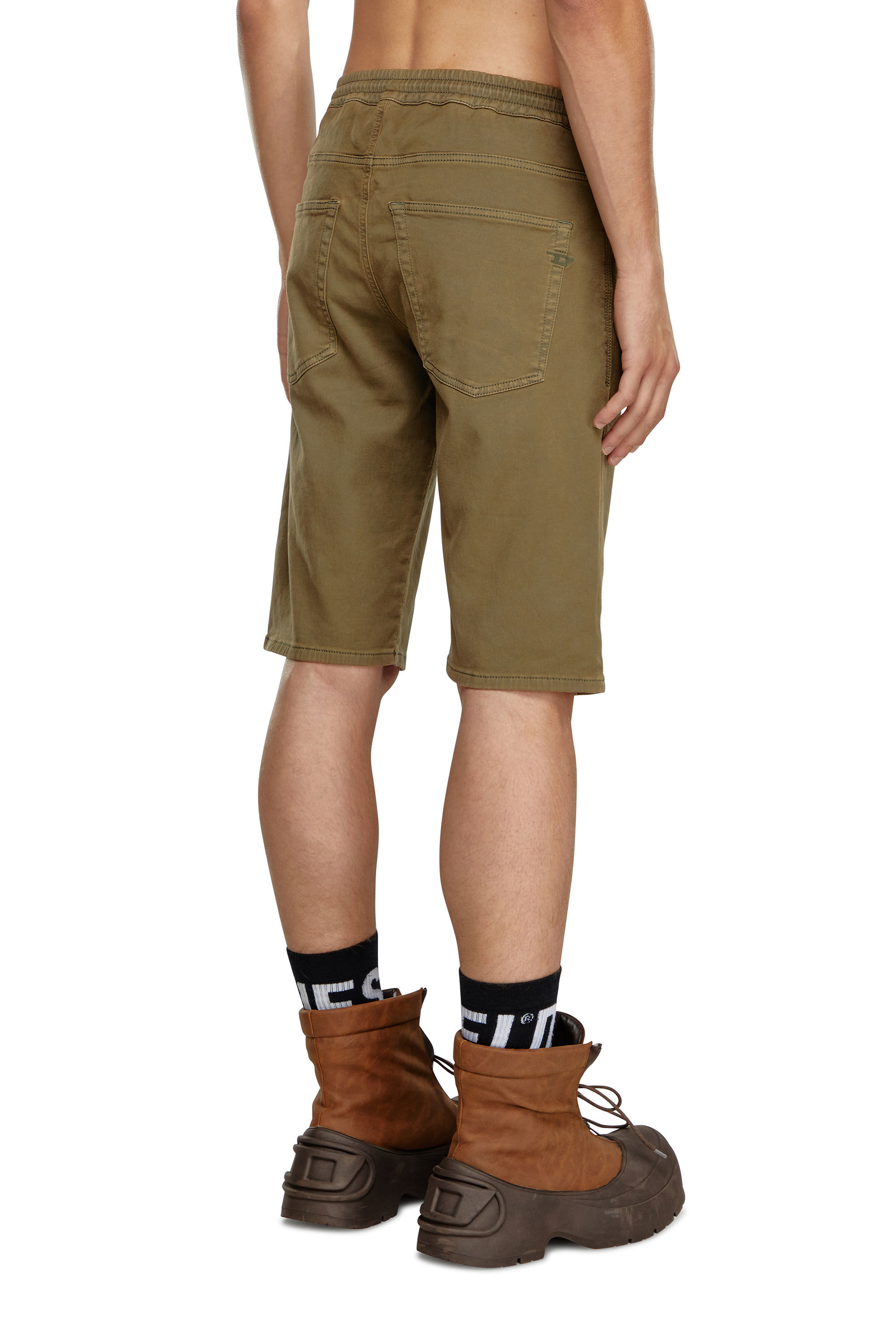 Diesel - 2033 D-KROOLEY-SHORT JOGG, Military Green - Image 4