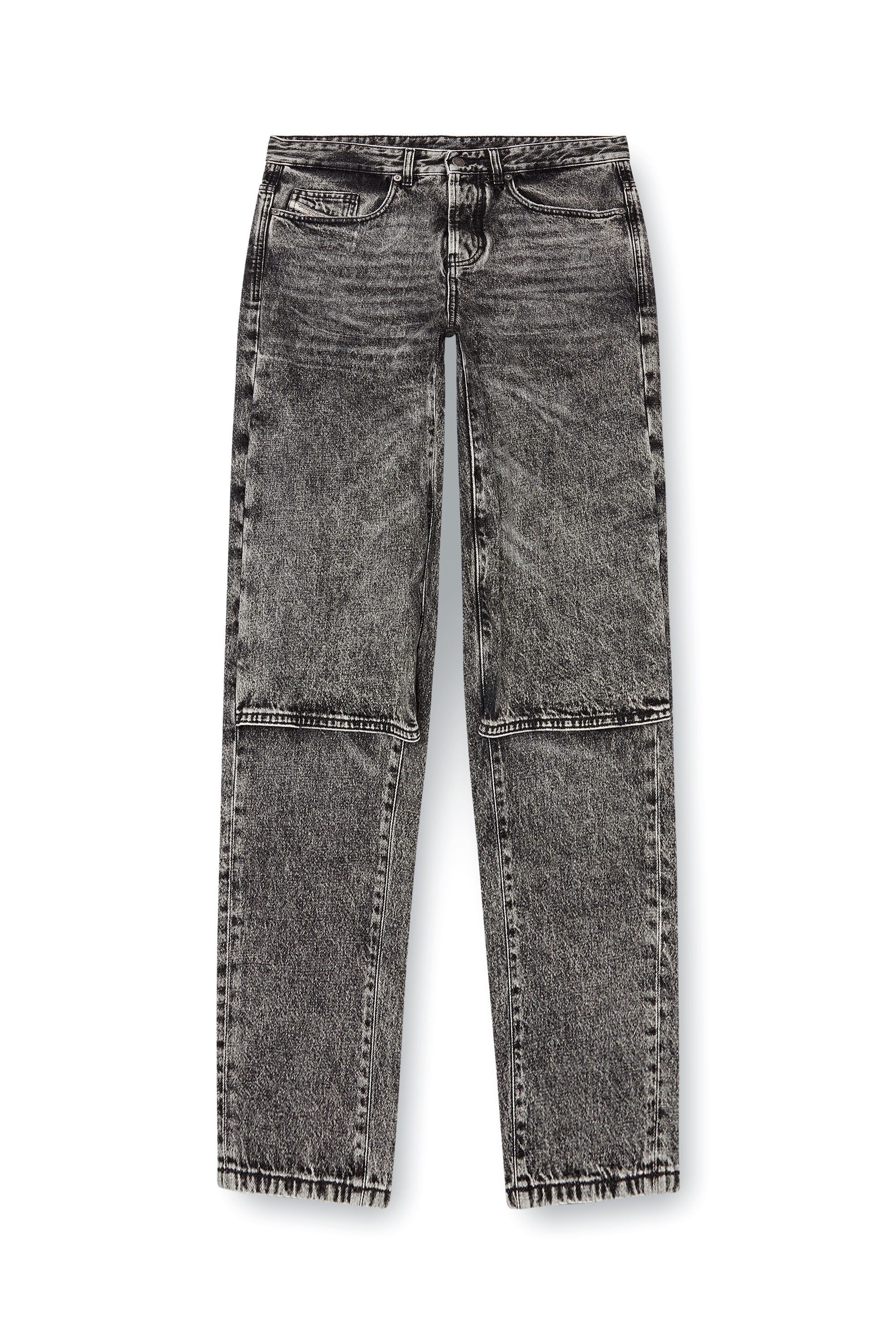 Diesel - Man Straight Jeans D-Malon 0CBDE, Black/Dark grey - Image 2