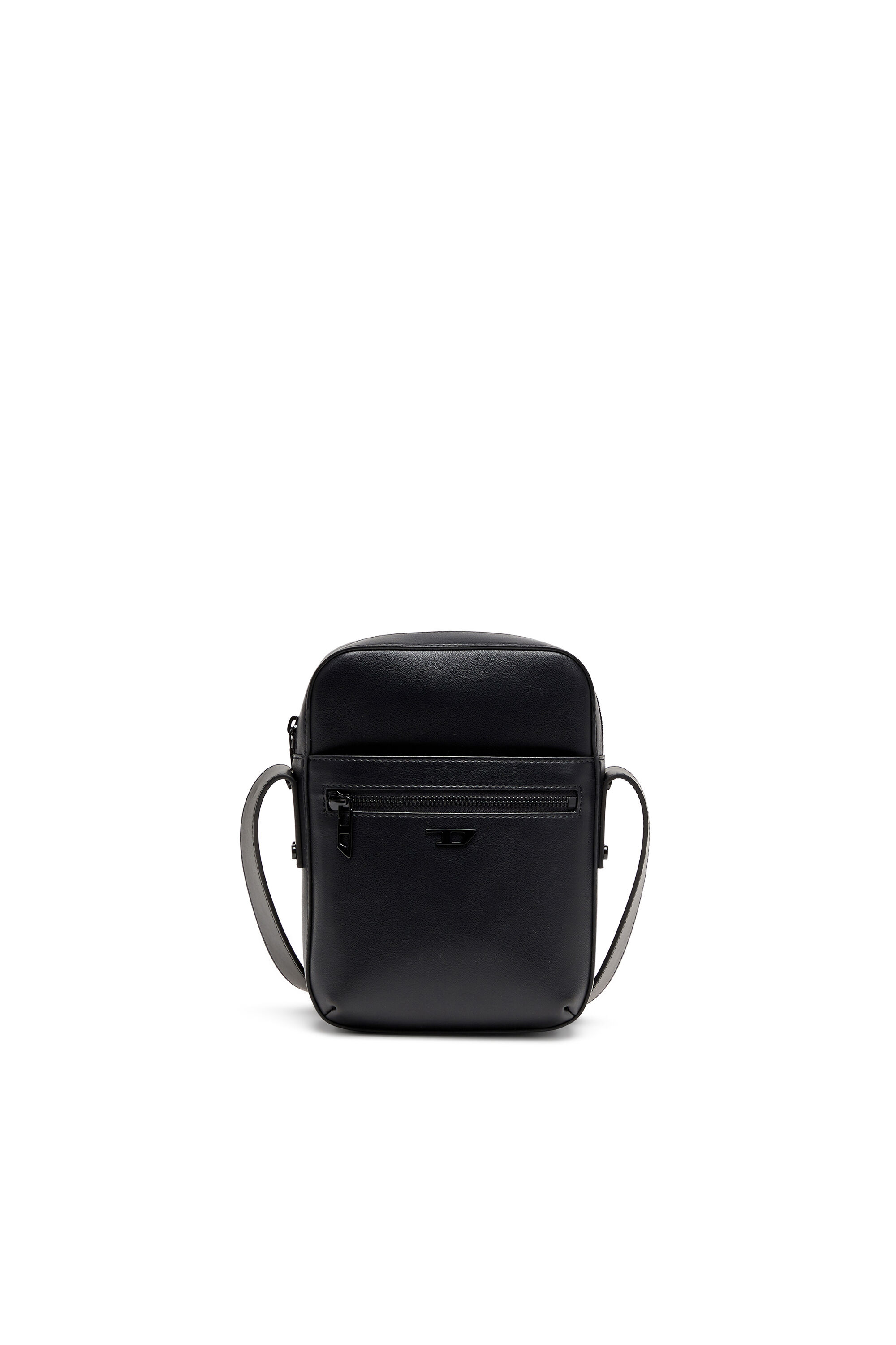 Diesel - RIVET-D CROSSBODY, Man's Rivet-D - Crossbody bag in PU with rivet details in Black - 1