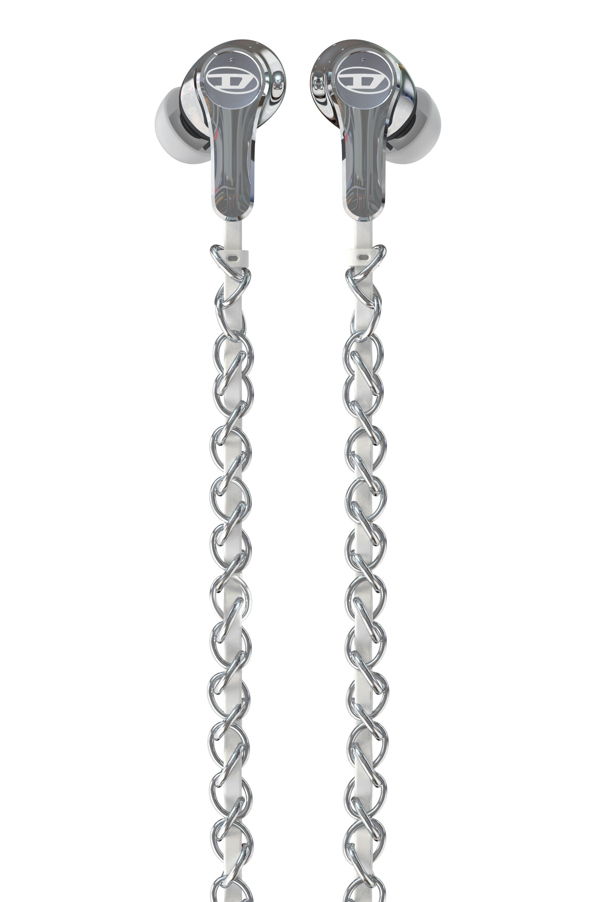 Women's Wired Earbuds and charms | Silver | Diesel