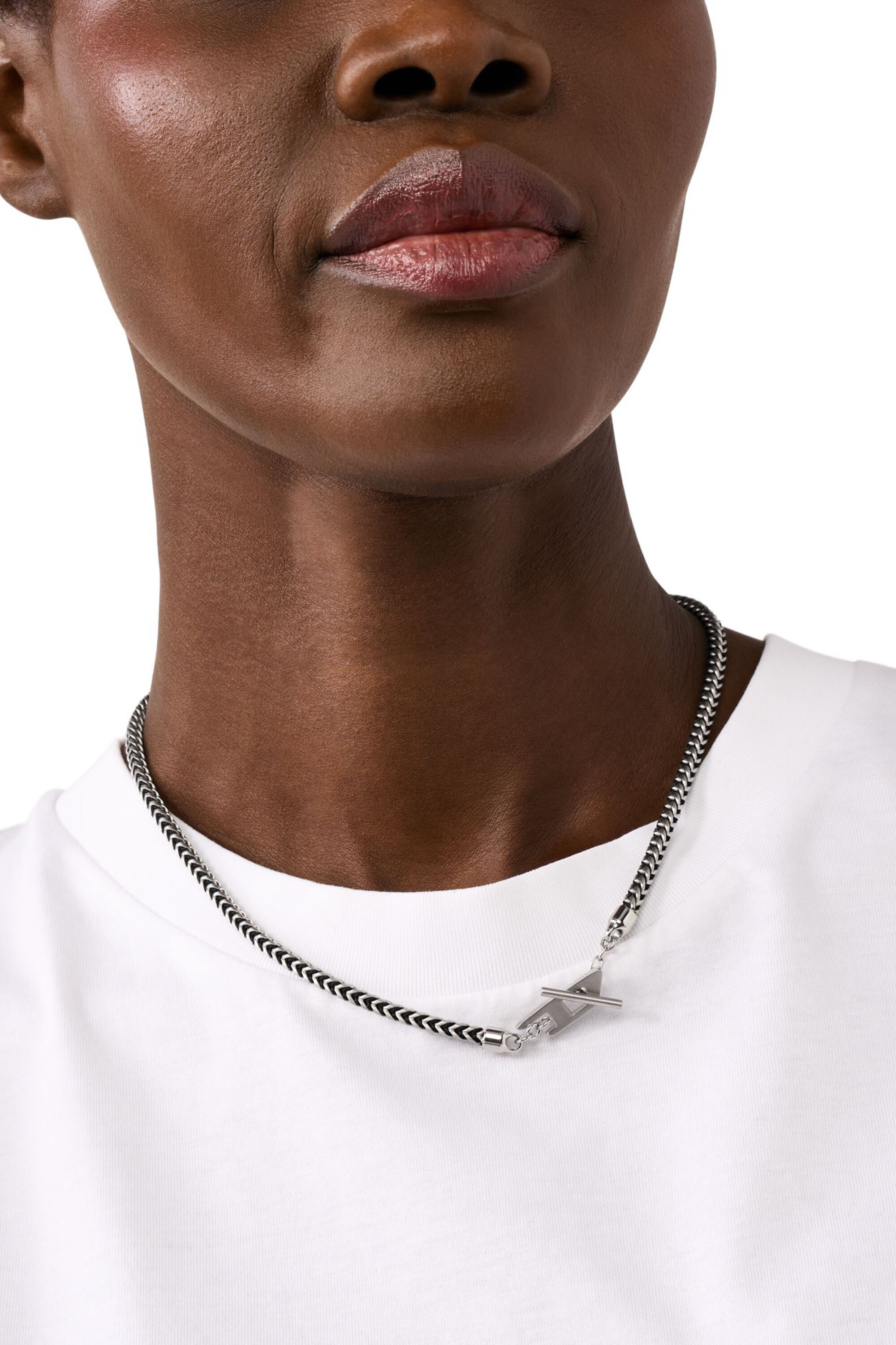 早い者勝ち!!! DIESEL ◆ ネックレス｜Dx1545931 Jewel DIESEL Dx1545931 jewel Stainless steel chain necklace