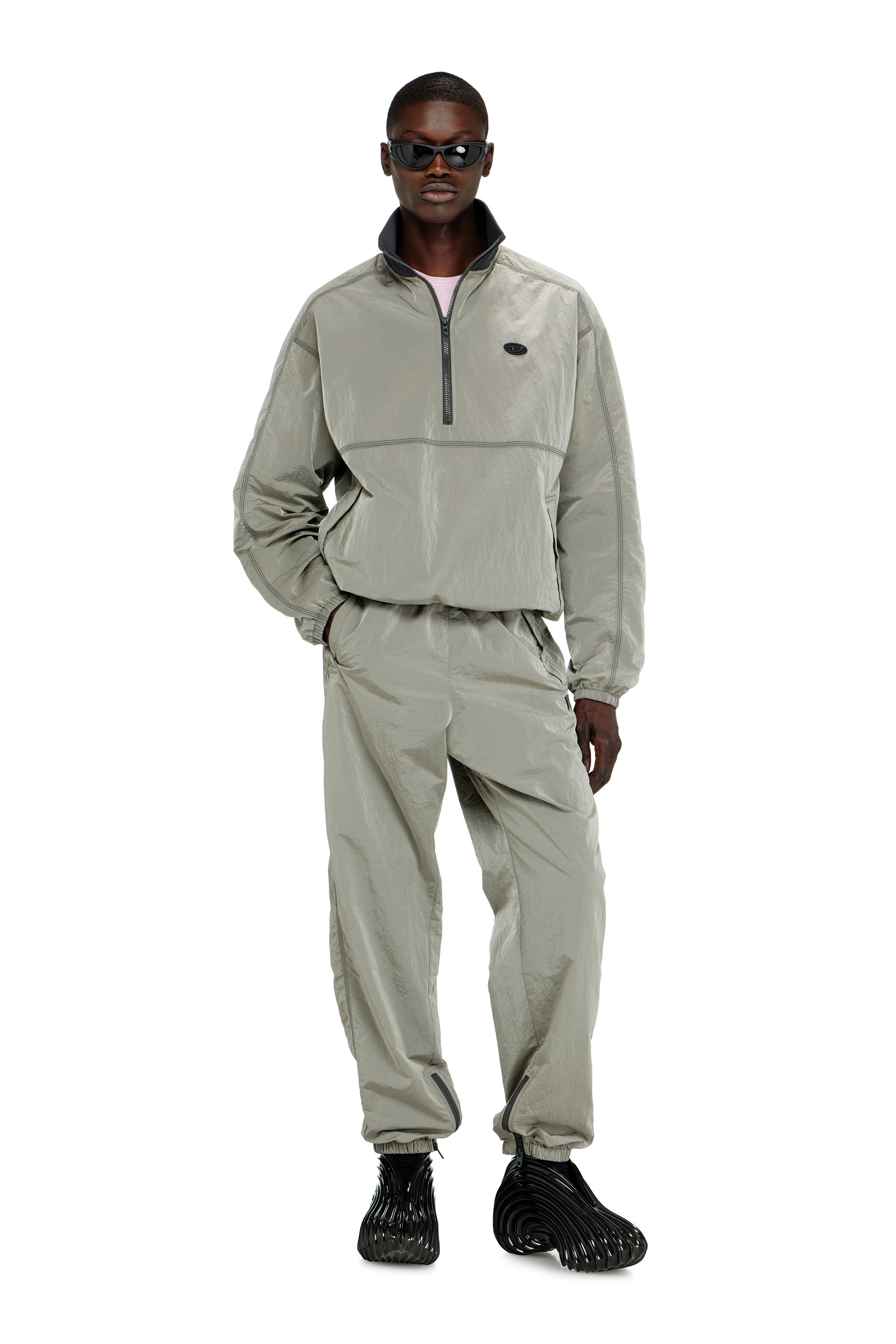 Diesel - MELISSA QUANTUM SNEAKERS X, Unisex's Slip-on sneaker in Melflex&reg; in Black - 3