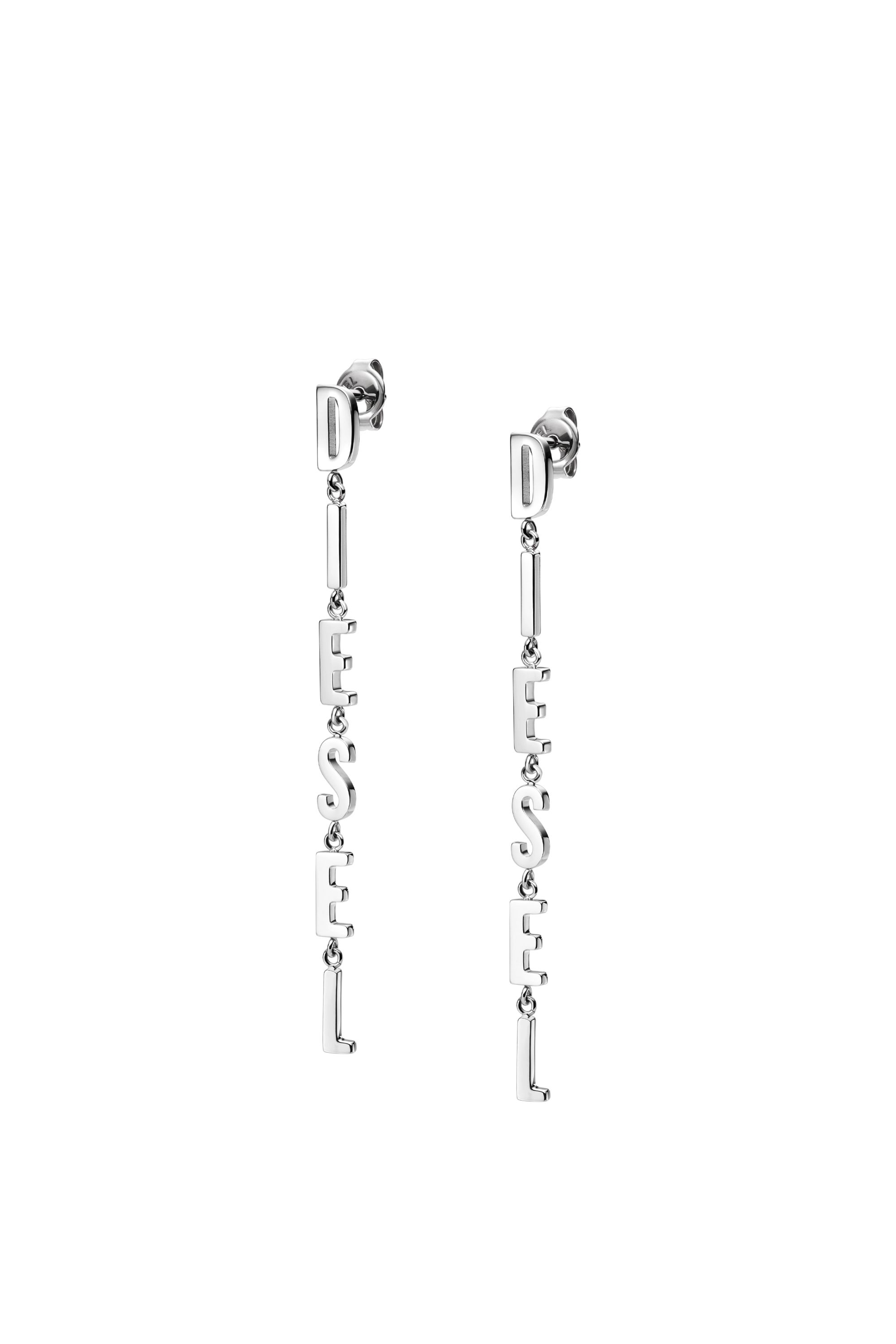 Stainless steel drop earrings