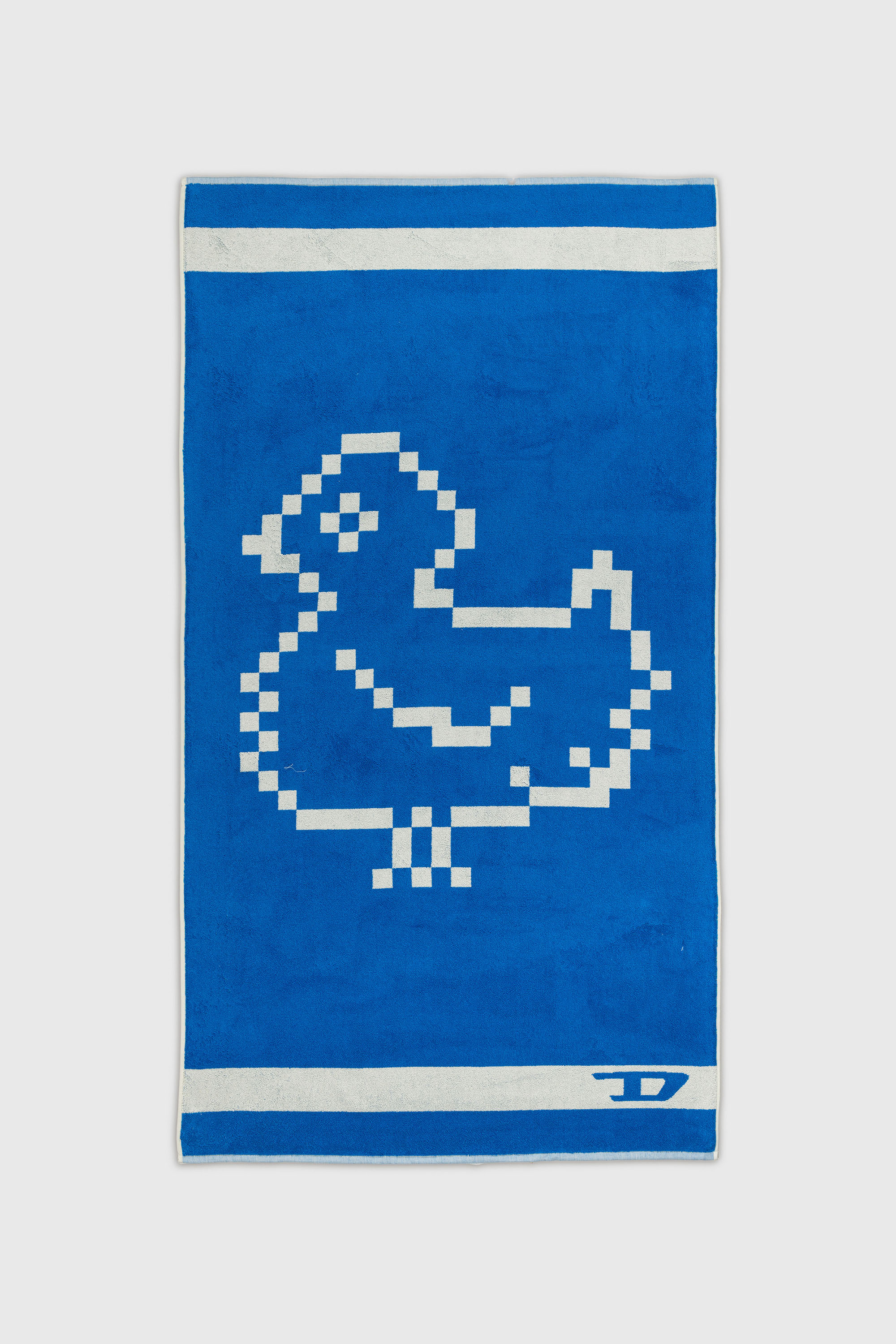 Diesel - 1018134  PIXEL TOYS 1 GREY/BLUE TOWEL, Unisex's Terry towel 100x180 cm in Blue - 1