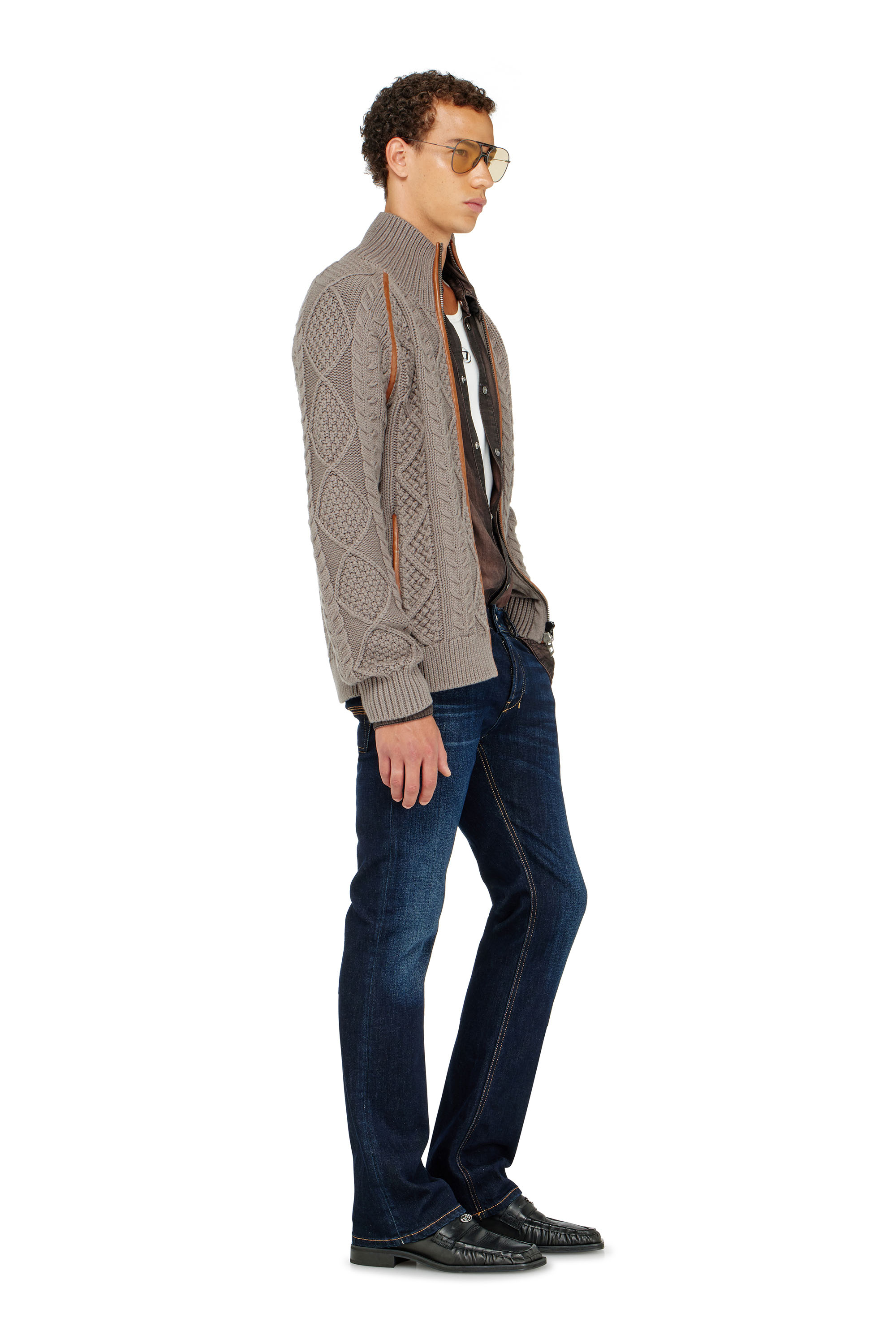 Diesel - Man's Bootcut Jeans 2007 Zatiny 09Q15, Dark Blue - 2