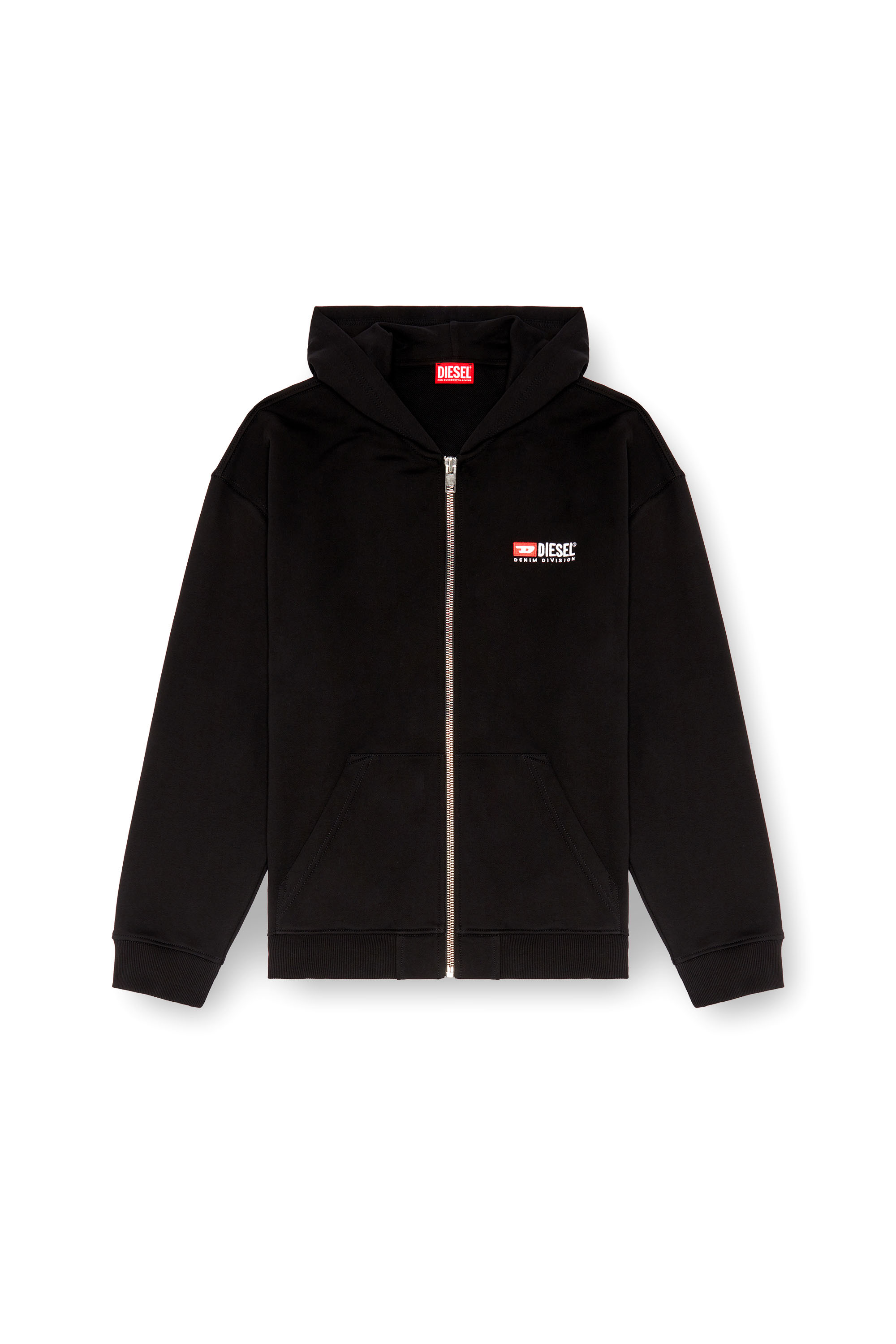 Diesel - S-BOXT-HOOD-ZIP-DIV, Black - Image 3