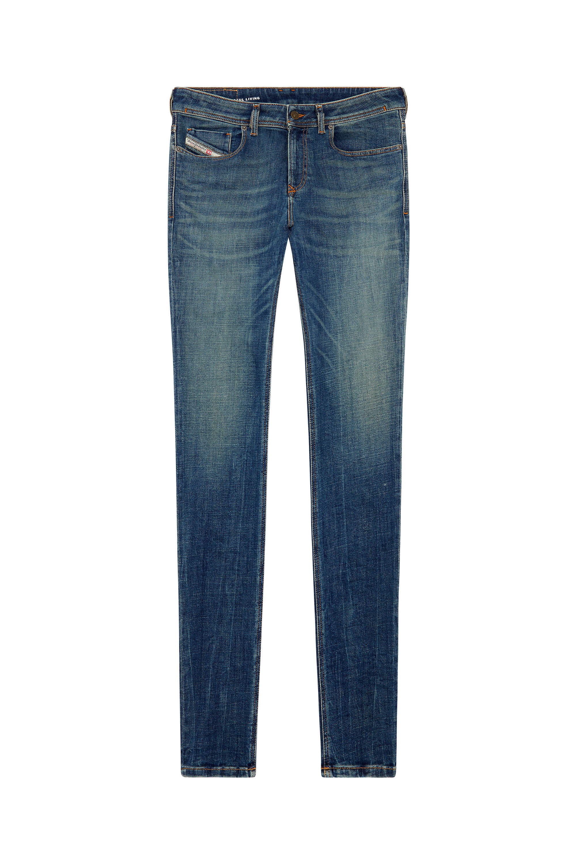 Diesel - Man Skinny Jeans 1979 Sleenker 09H67, Dark Blue - Image 3