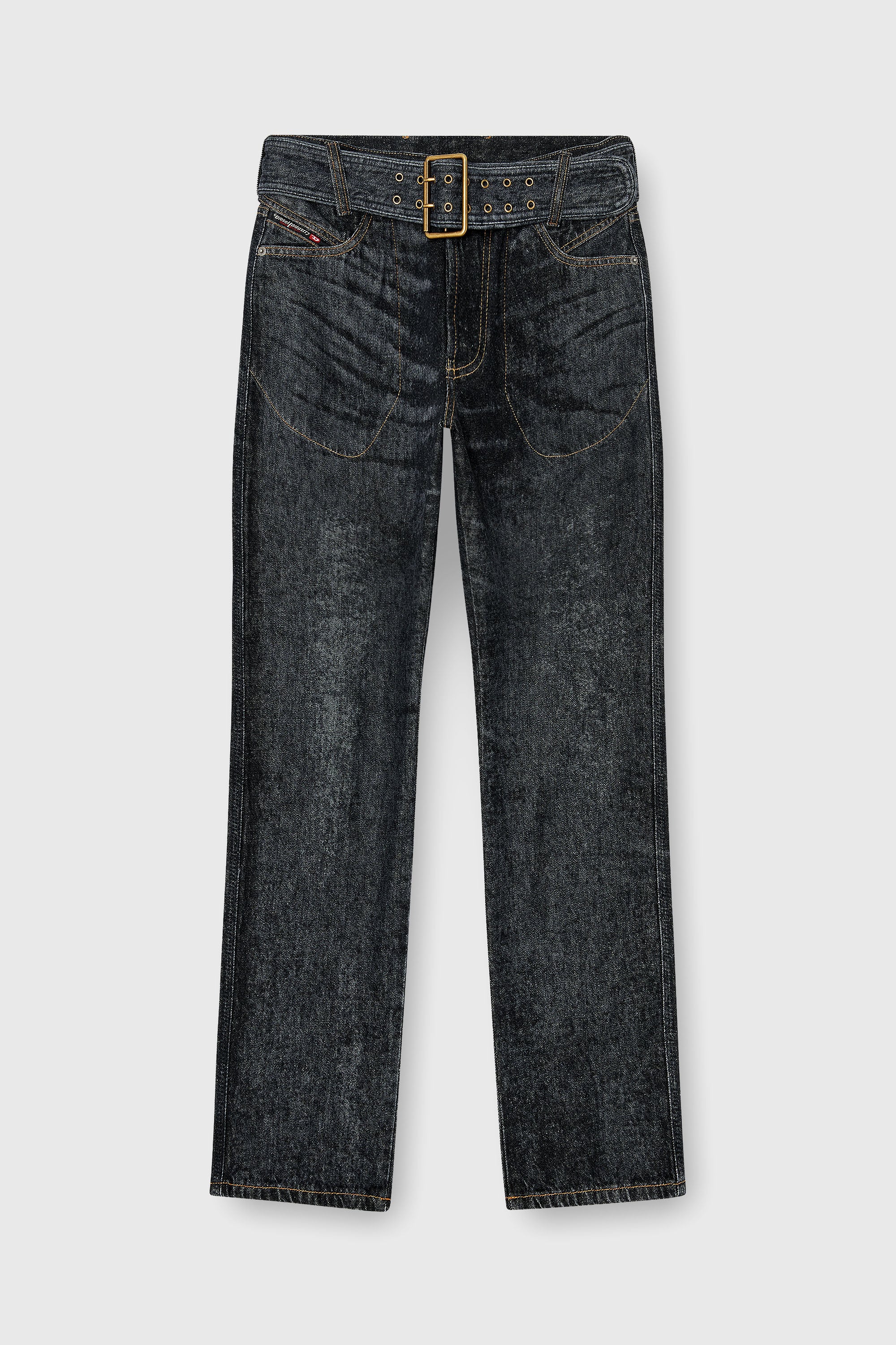 Diesel - Man's Slim Jeans D-Villus 09Q24, Black/Dark grey - 2
