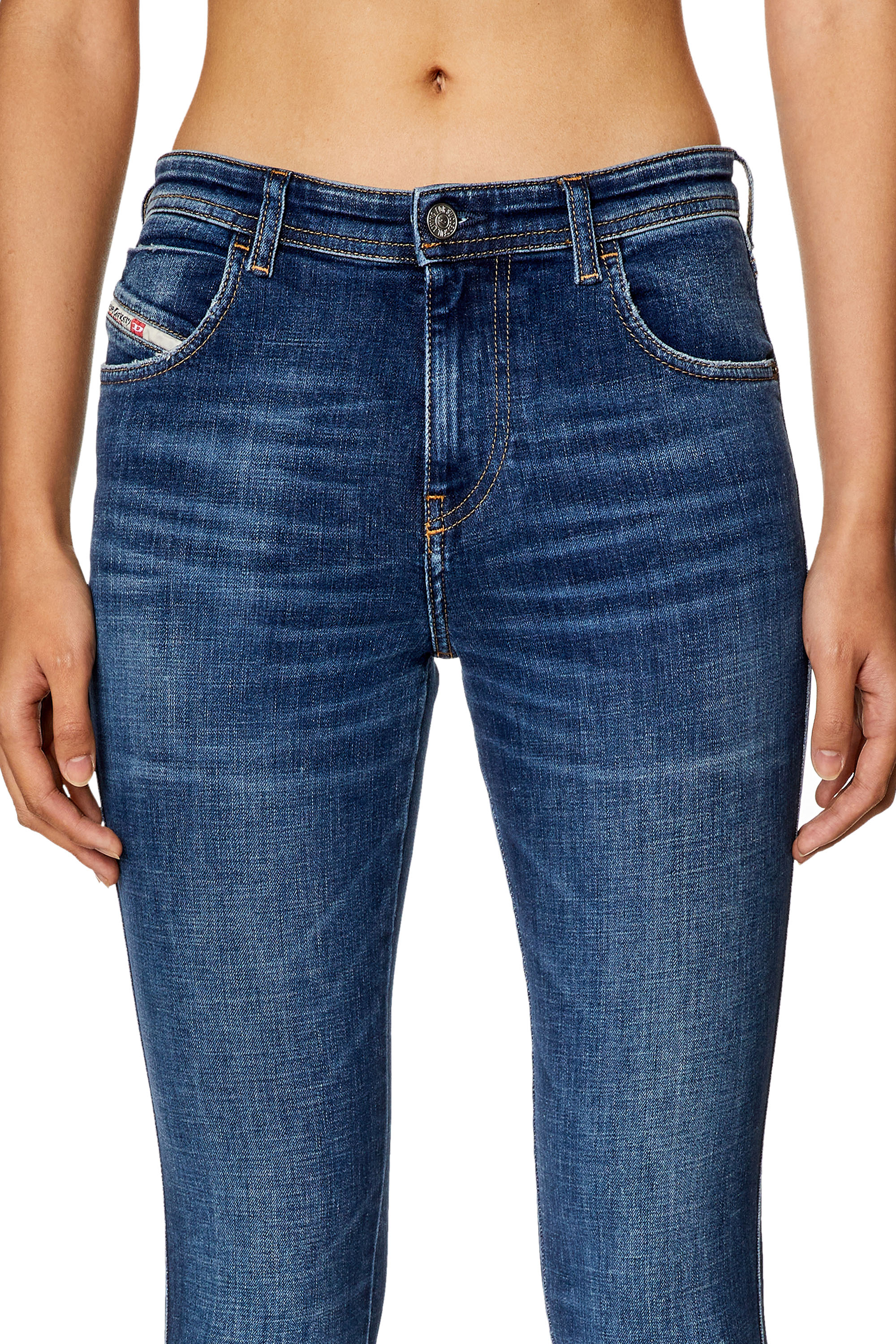 Diesel - Skinny Jeans 2015 Babhila 09H63, Dark Blue - Image 3