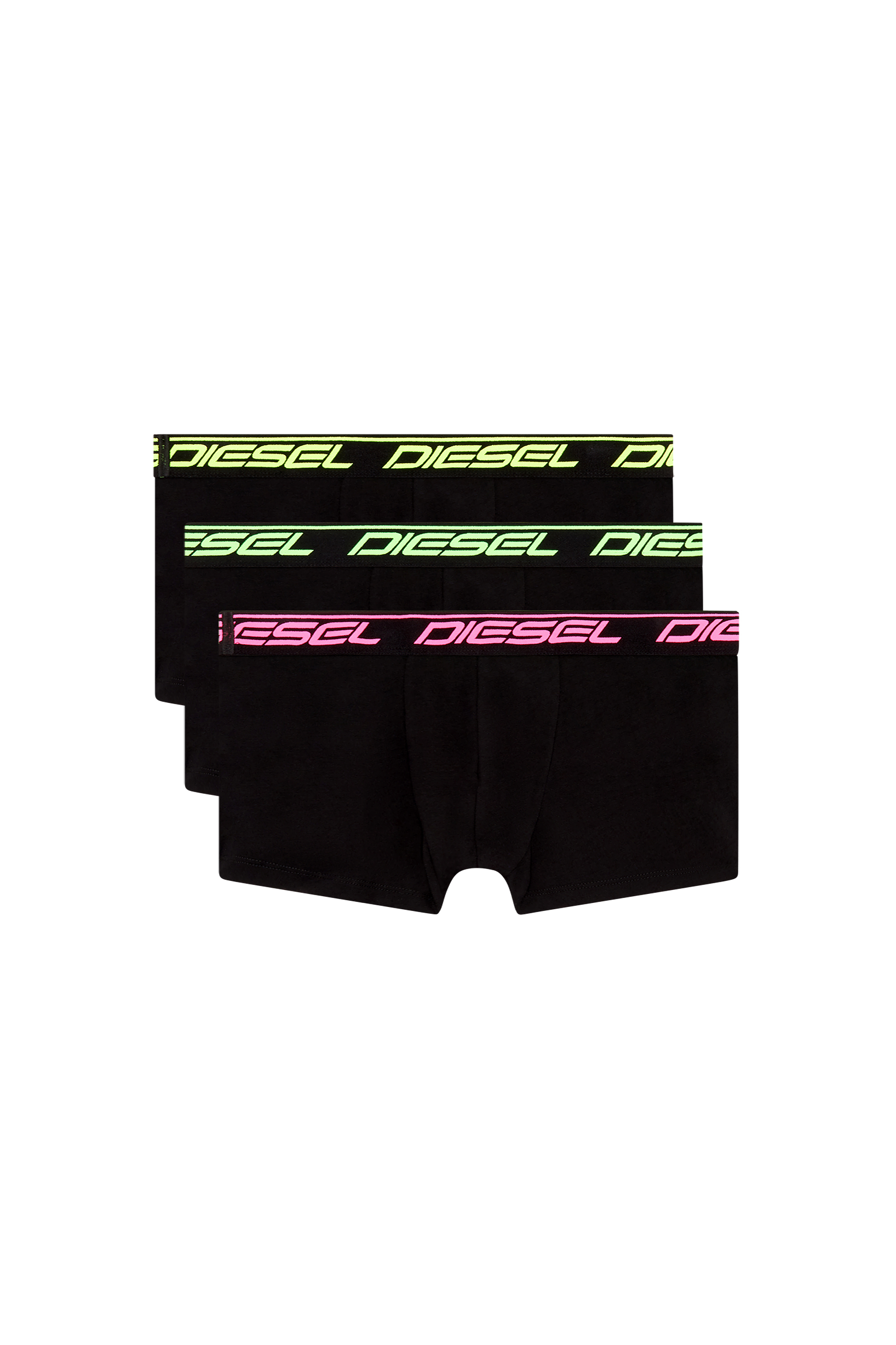Three-pack neon-logo boxer briefs