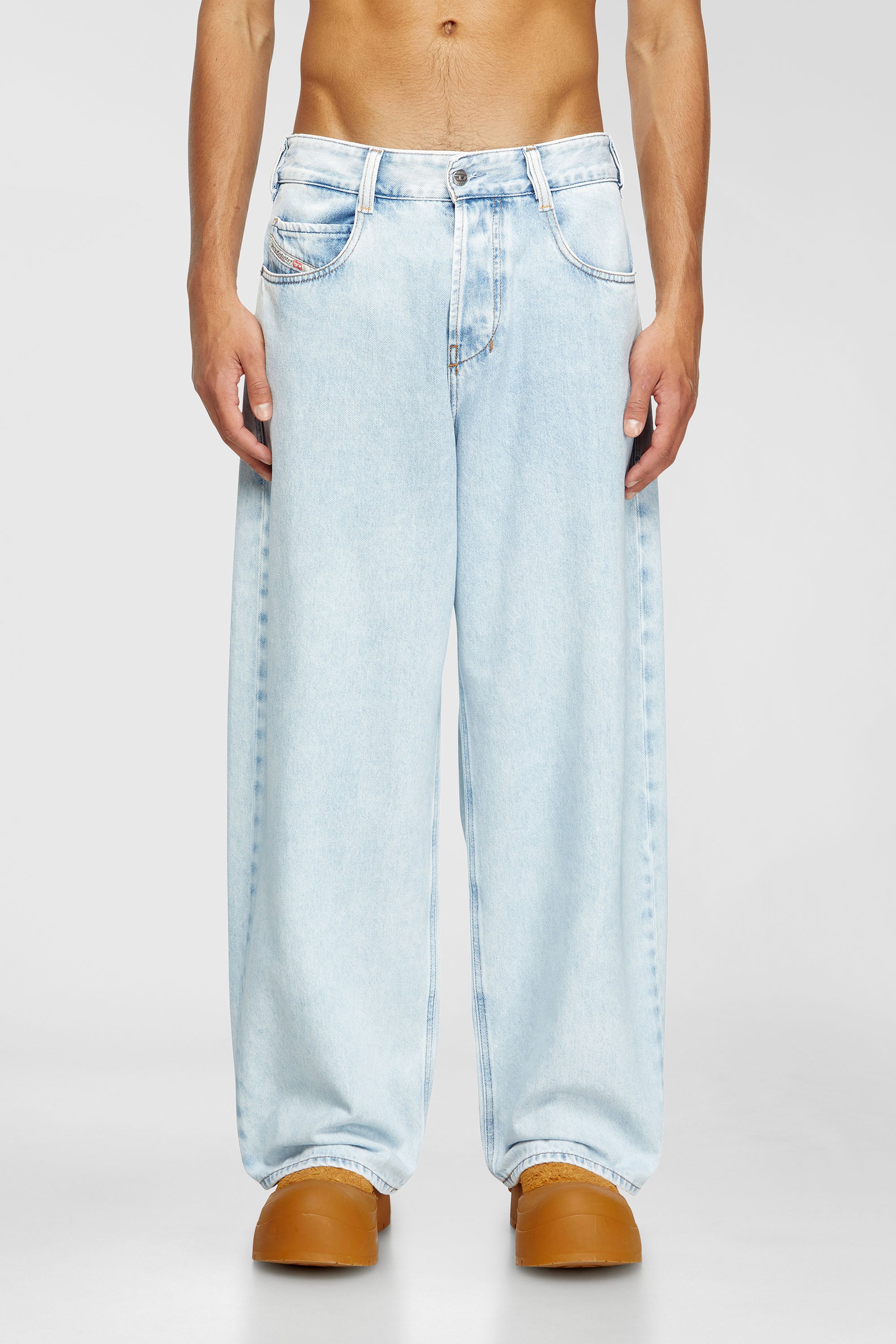 Diesel - Unisex's Relaxed Jeans 1997 D-Enim-M 09M74, Light Blue - 1