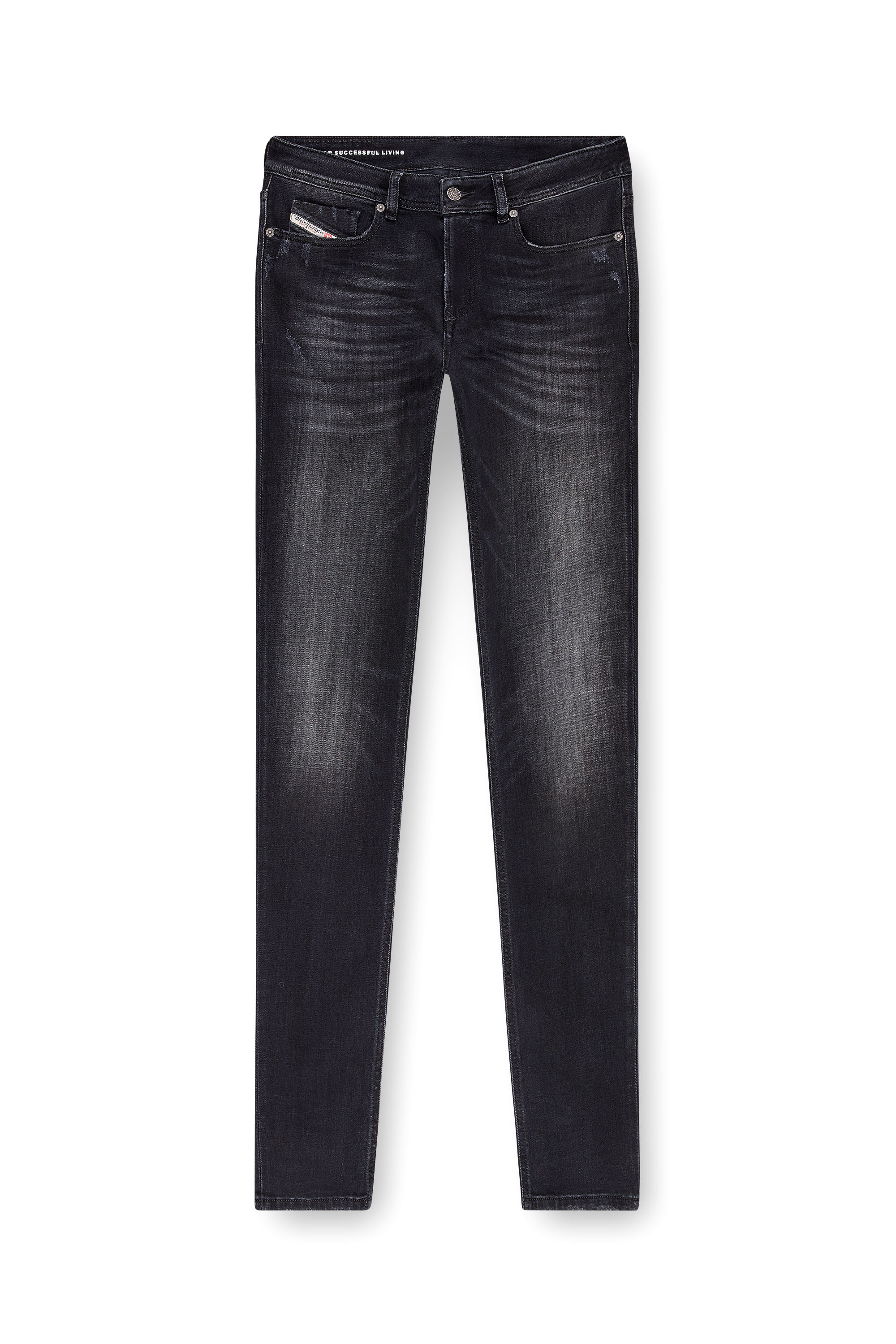 Diesel - Man Skinny Jeans 1979 Sleenker 09K11, Black/Dark grey - Image 5