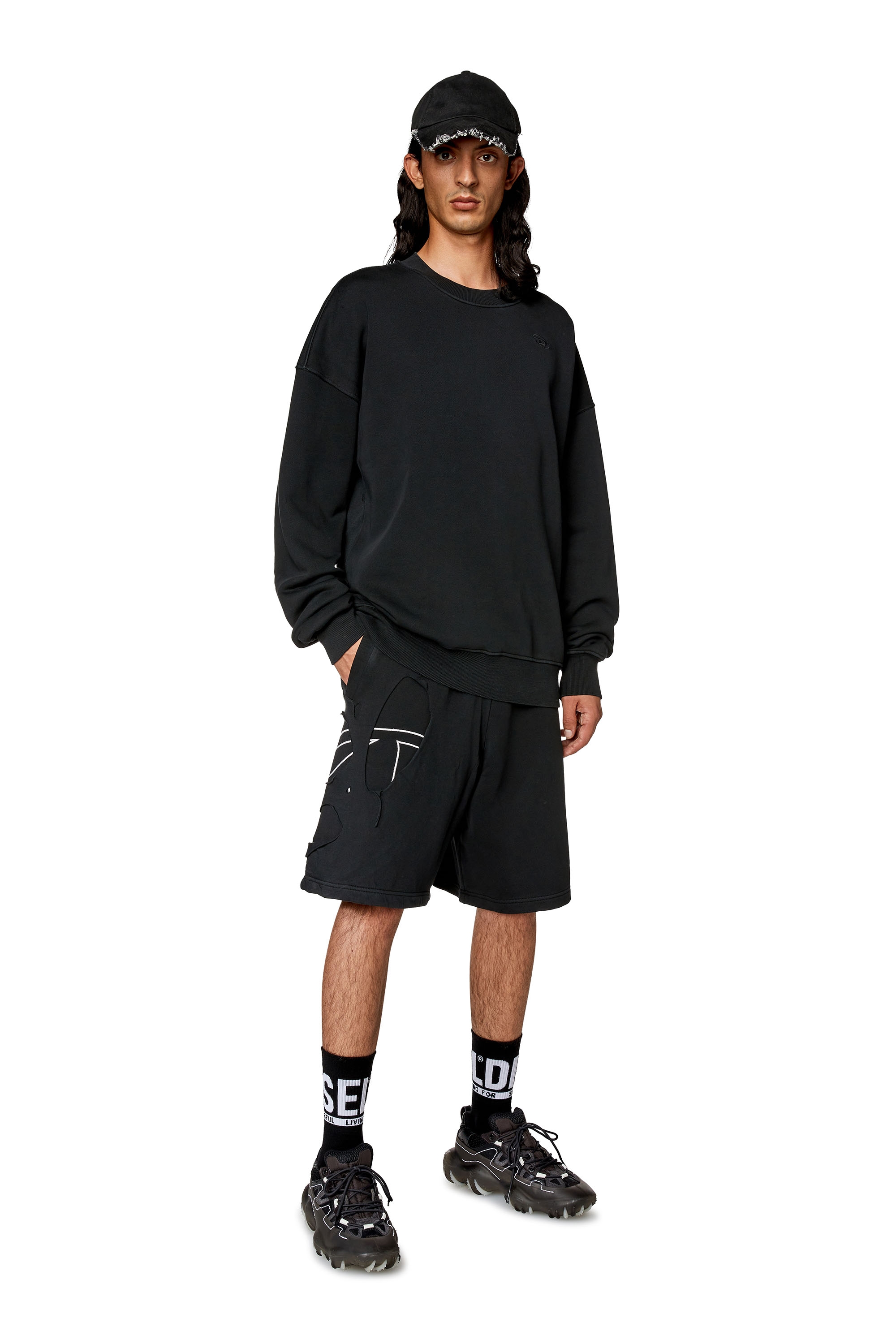 Diesel - P-CROWSTRAPOVAL, Black - Image 2