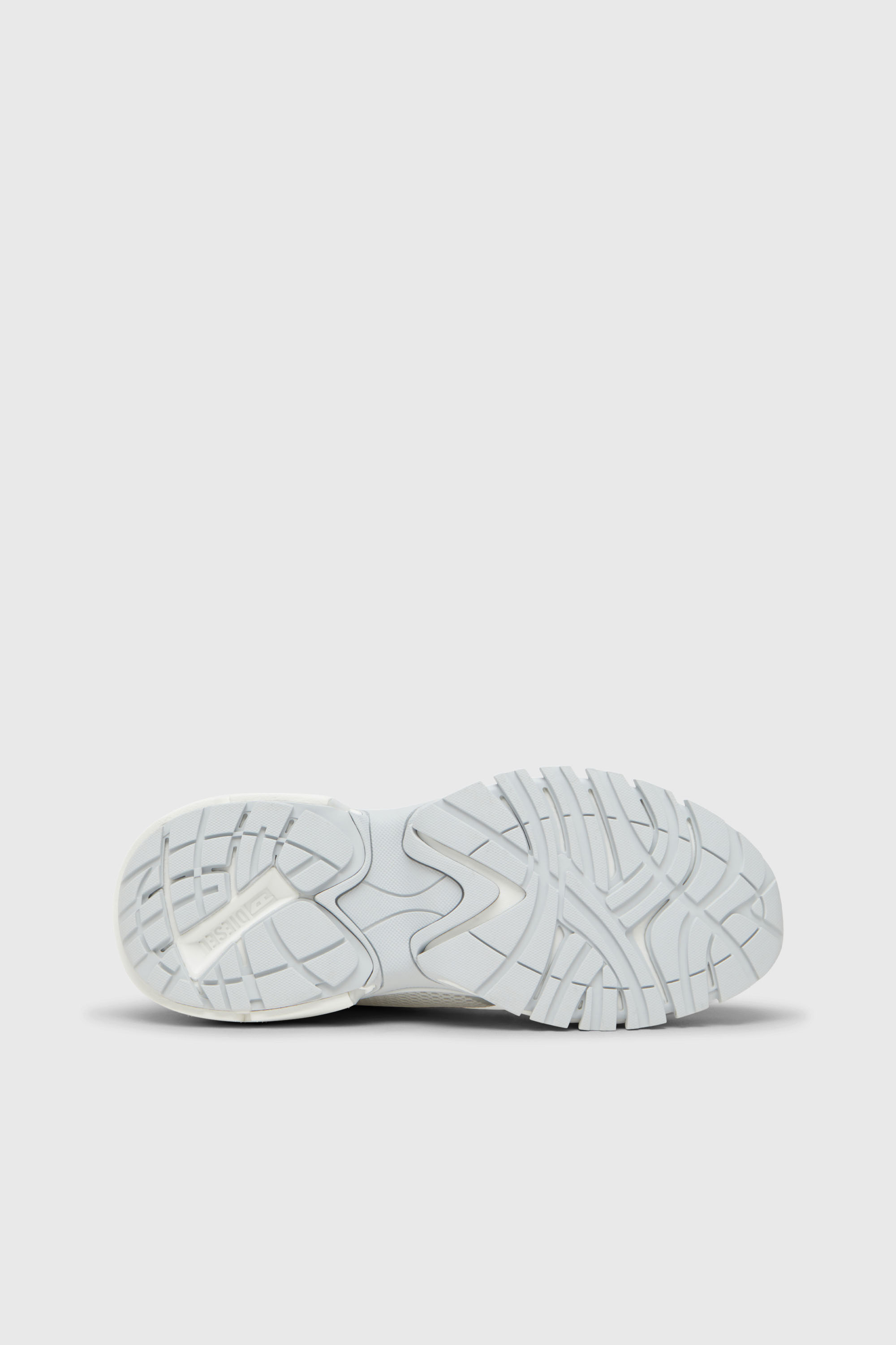 Diesel - S-PRO-V-DENSE LOW W, Woman's S-Pro-V-Dense-Metallic mesh sneakers with Oval D logo in White/Silver - 5