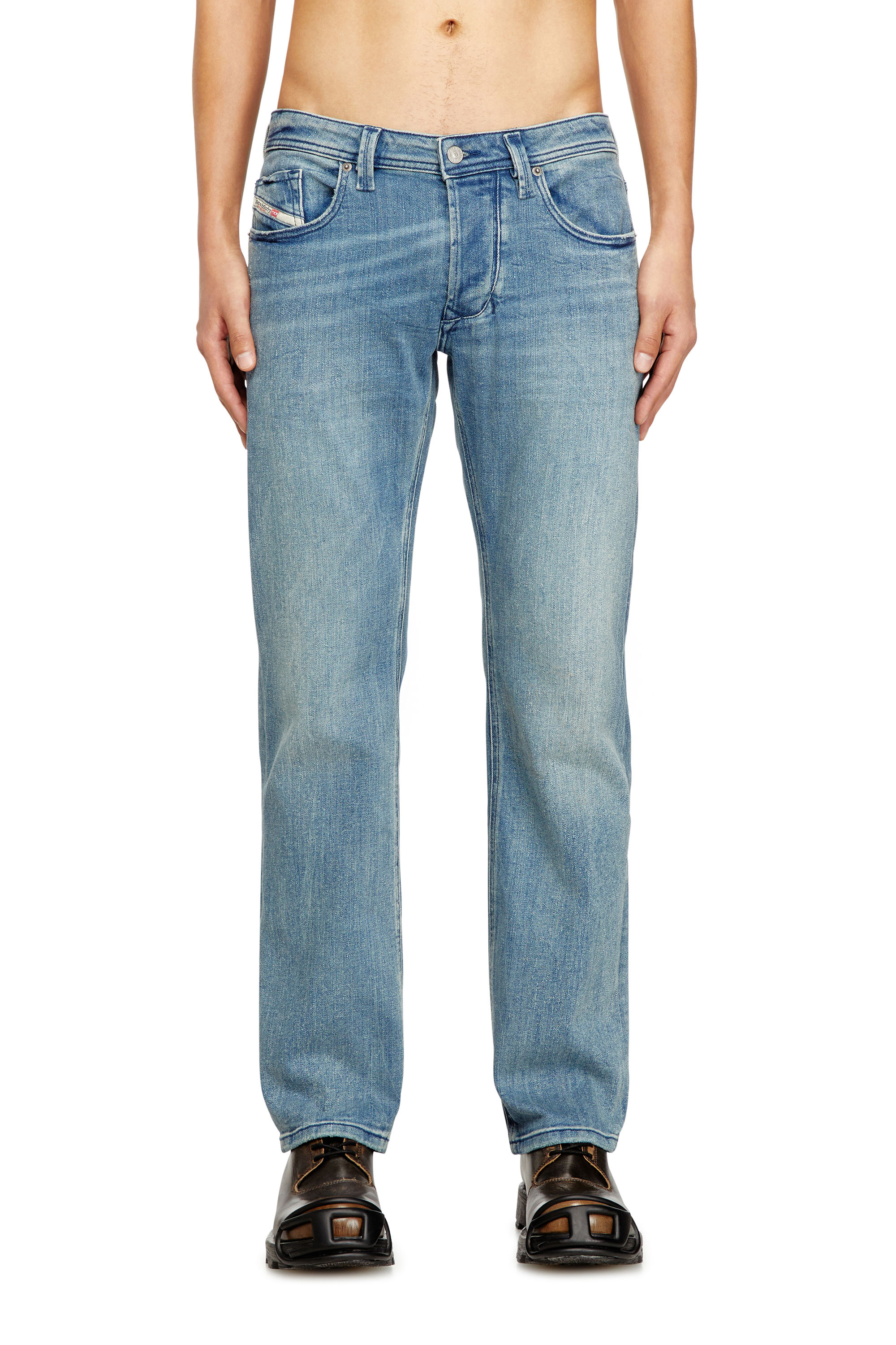 Diesel - Man's Regular Jeans 1985 Larkee 0BMBW, Medium blue - 2