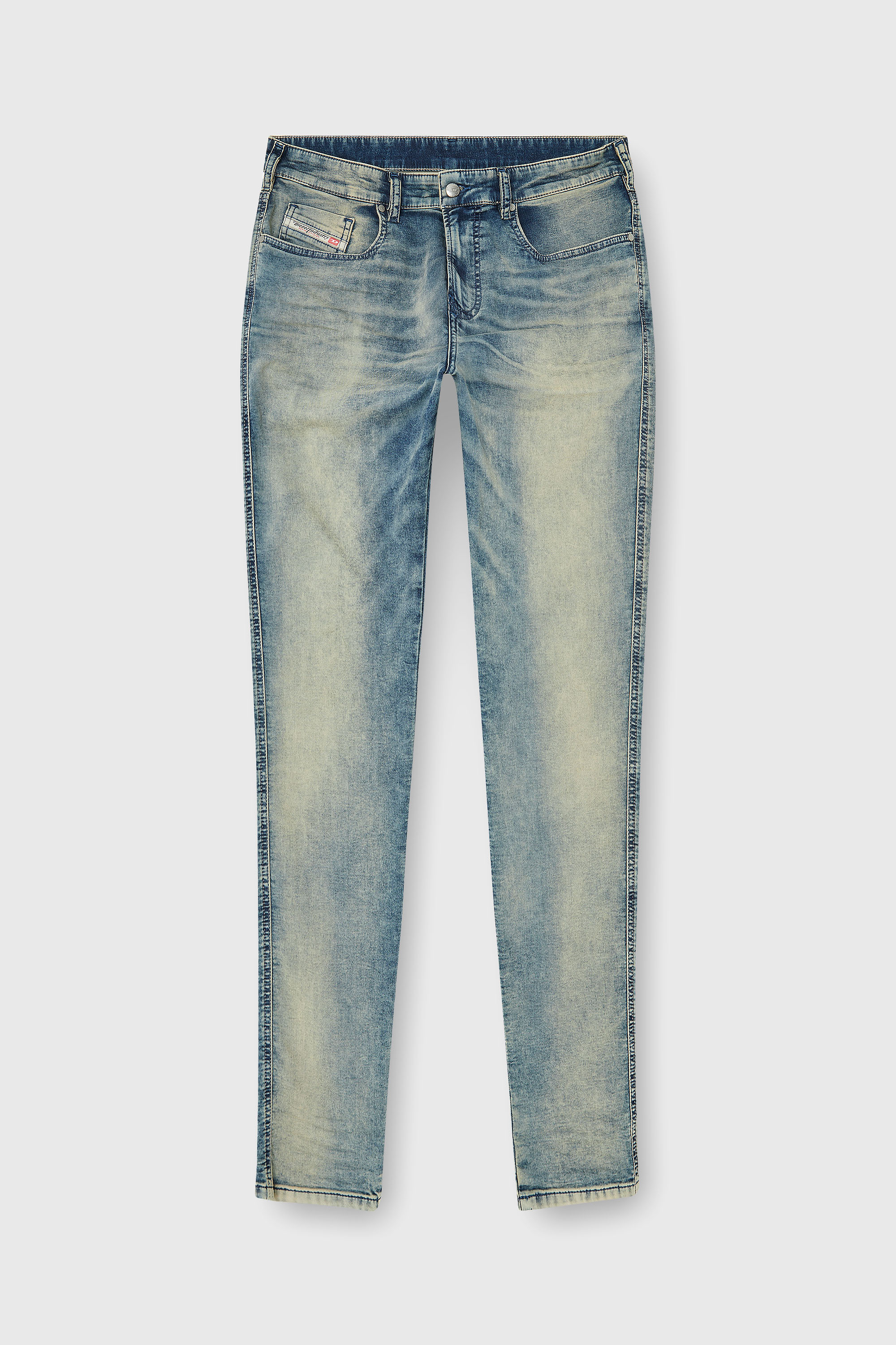 Diesel - Man's Slim 2062 D-Strukt Joggjeans&reg; 09P60, Medium blue - 2