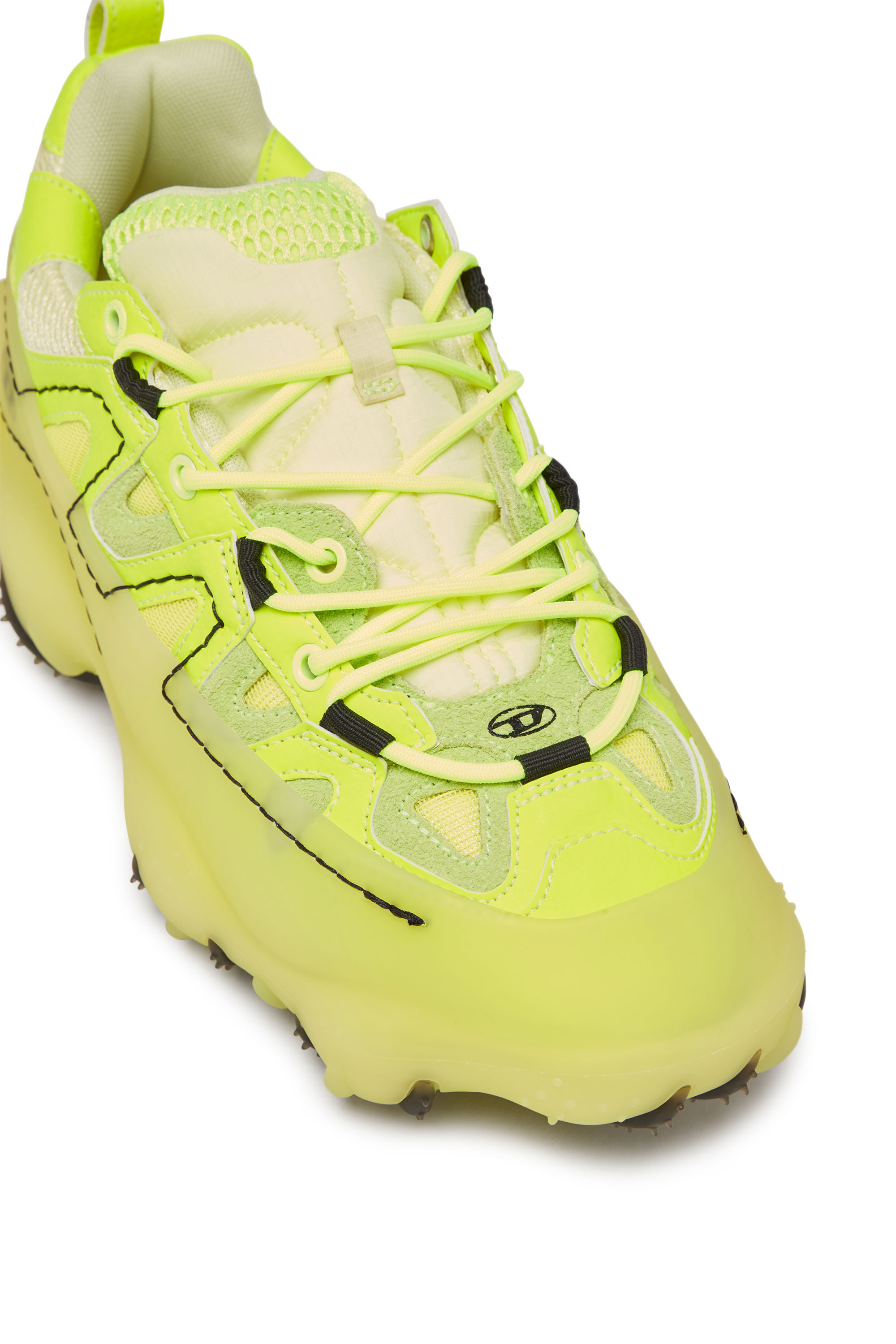 Diesel - S-PROTOTYPE P1, Man S-Prototype P1-Low-top sneakers with rubber overlay in Yellow - Image 6
