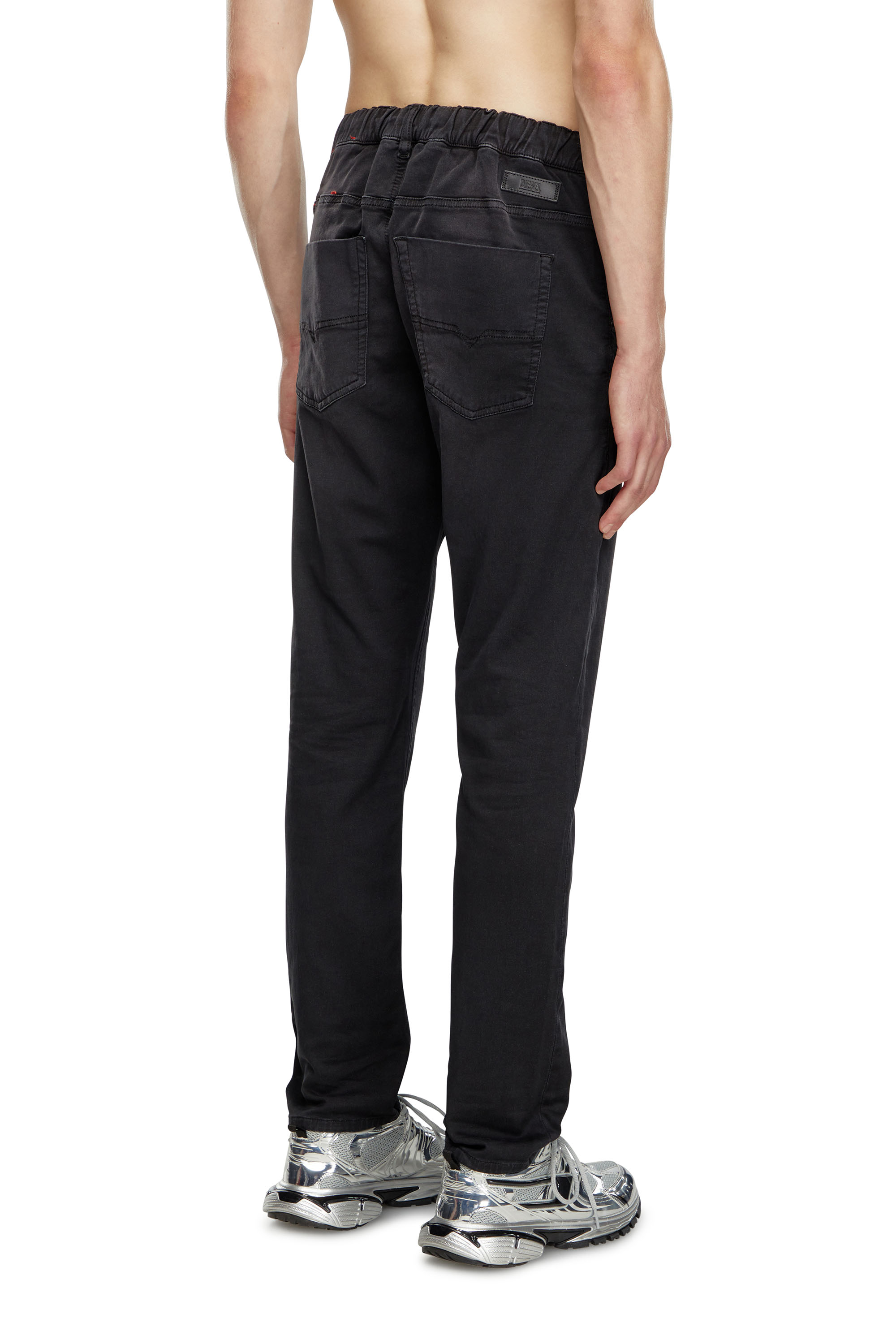 Diesel - Man's Tapered 2030 D-Krooley Joggjeans® 0670M, Black/Dark grey - 4