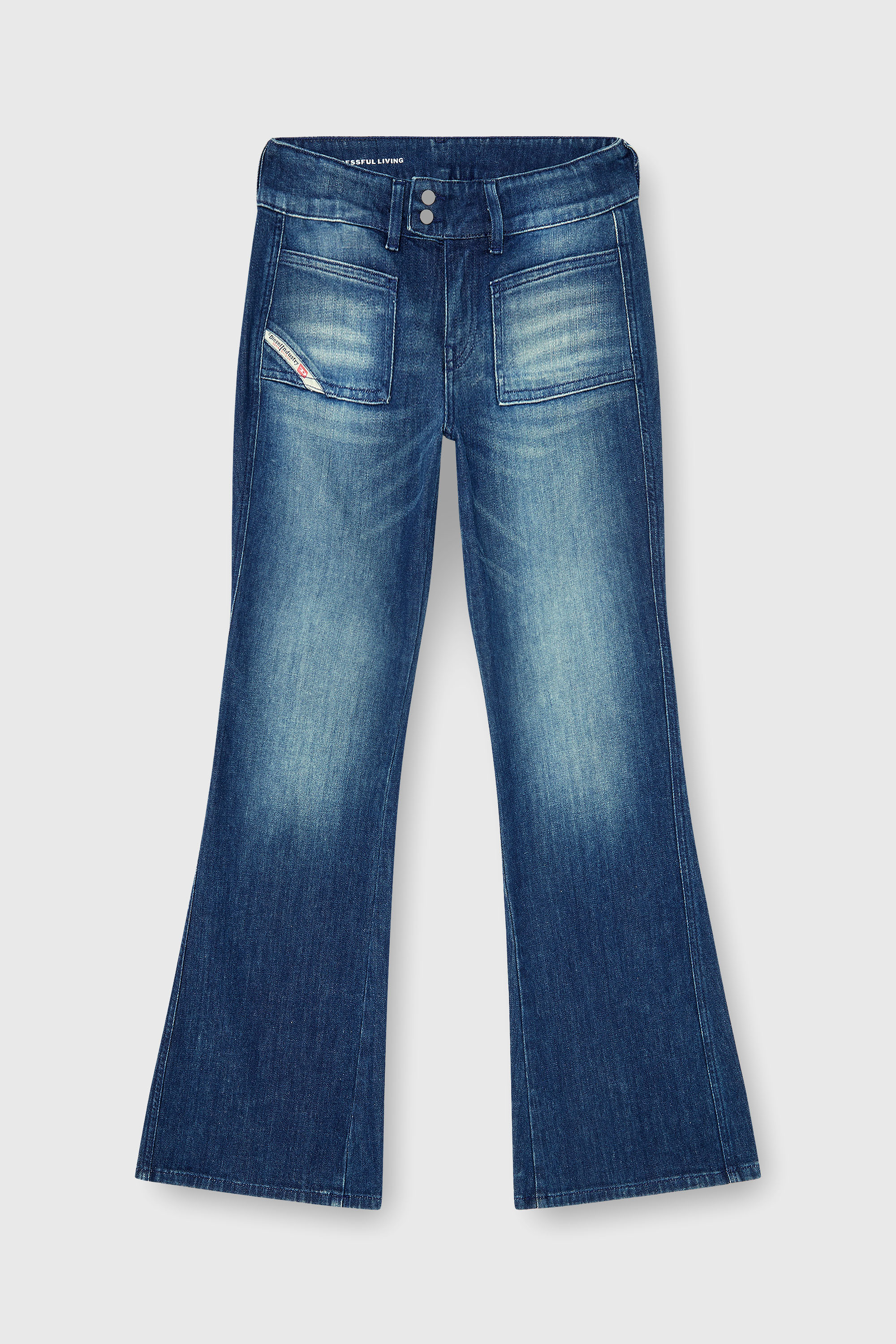 Diesel - Woman's Bootcut Jeans D-Hush 0KBBR, Dark Blue - 6