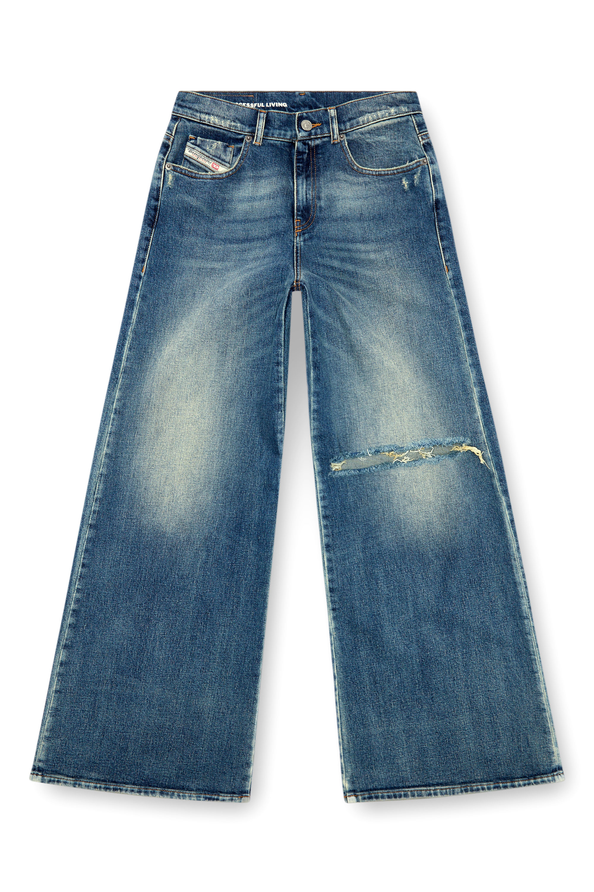 Diesel - Woman Bootcut and Flare Jeans 1978 D-Akemi 007M5, Medium blue - Image 5