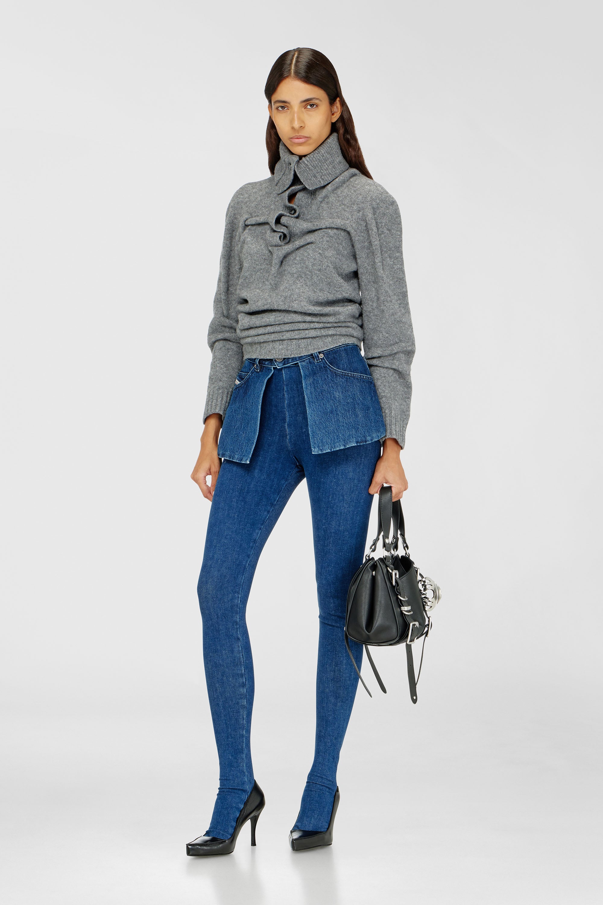 Diesel - Woman's Skinny Jeans D-Spika 09R31, Dark Blue - 2
