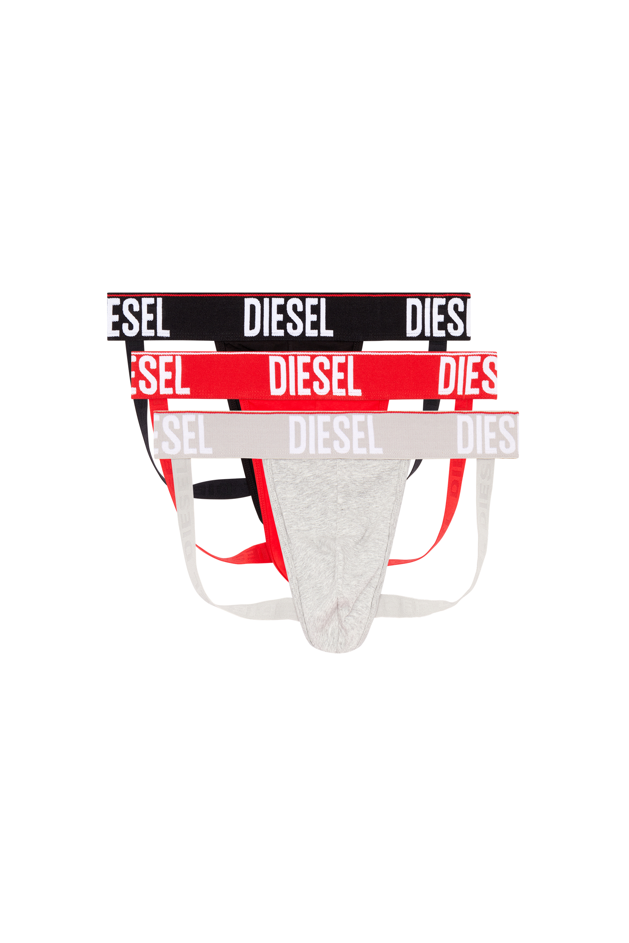 Diesel - UMBR-JOCKYTHREEPACK, White/Black - Image 1