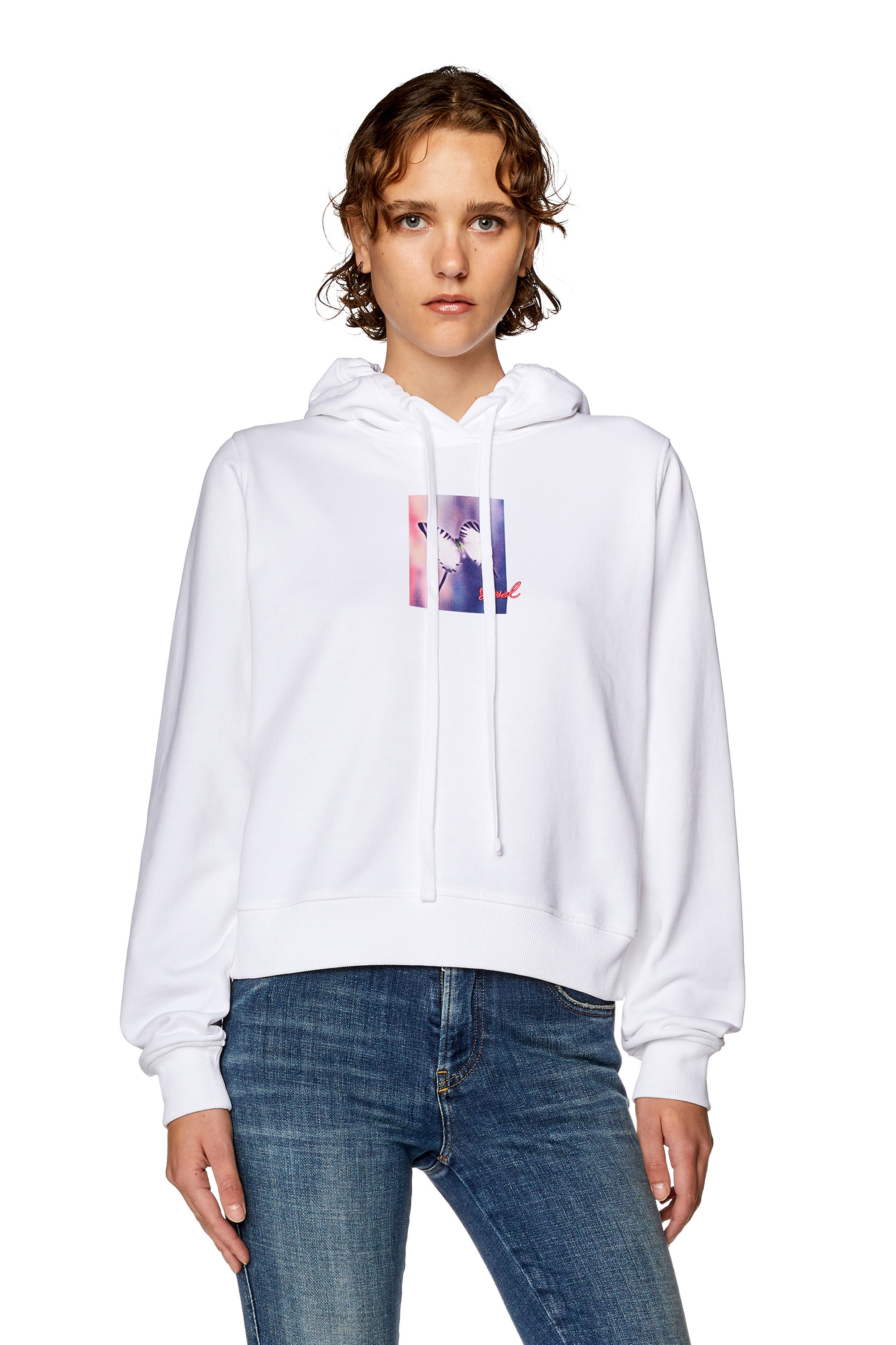 Diesel - F-REGGY-HOOD-L6, White - Image 1