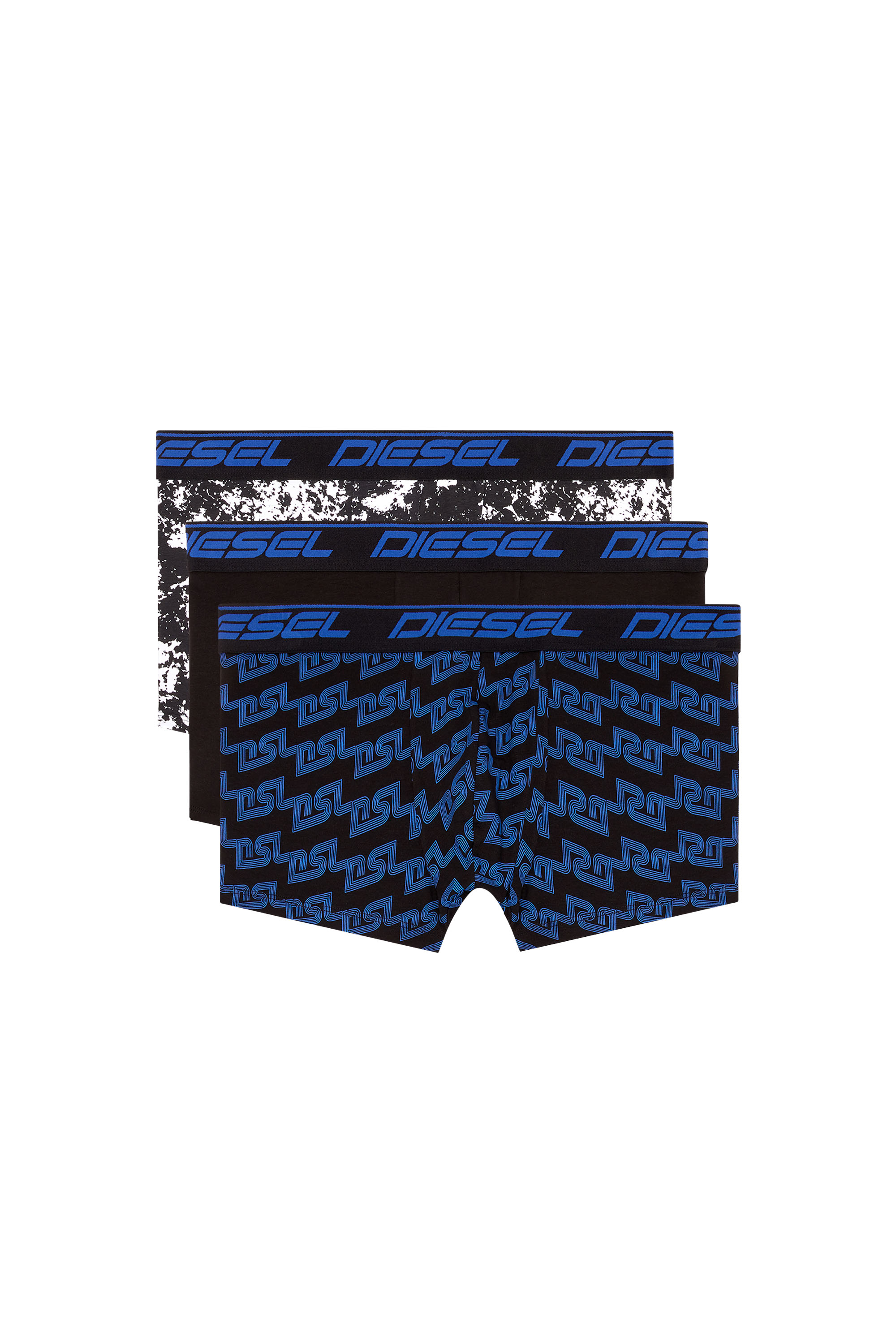 Three-pack cloudy-print boxer briefs