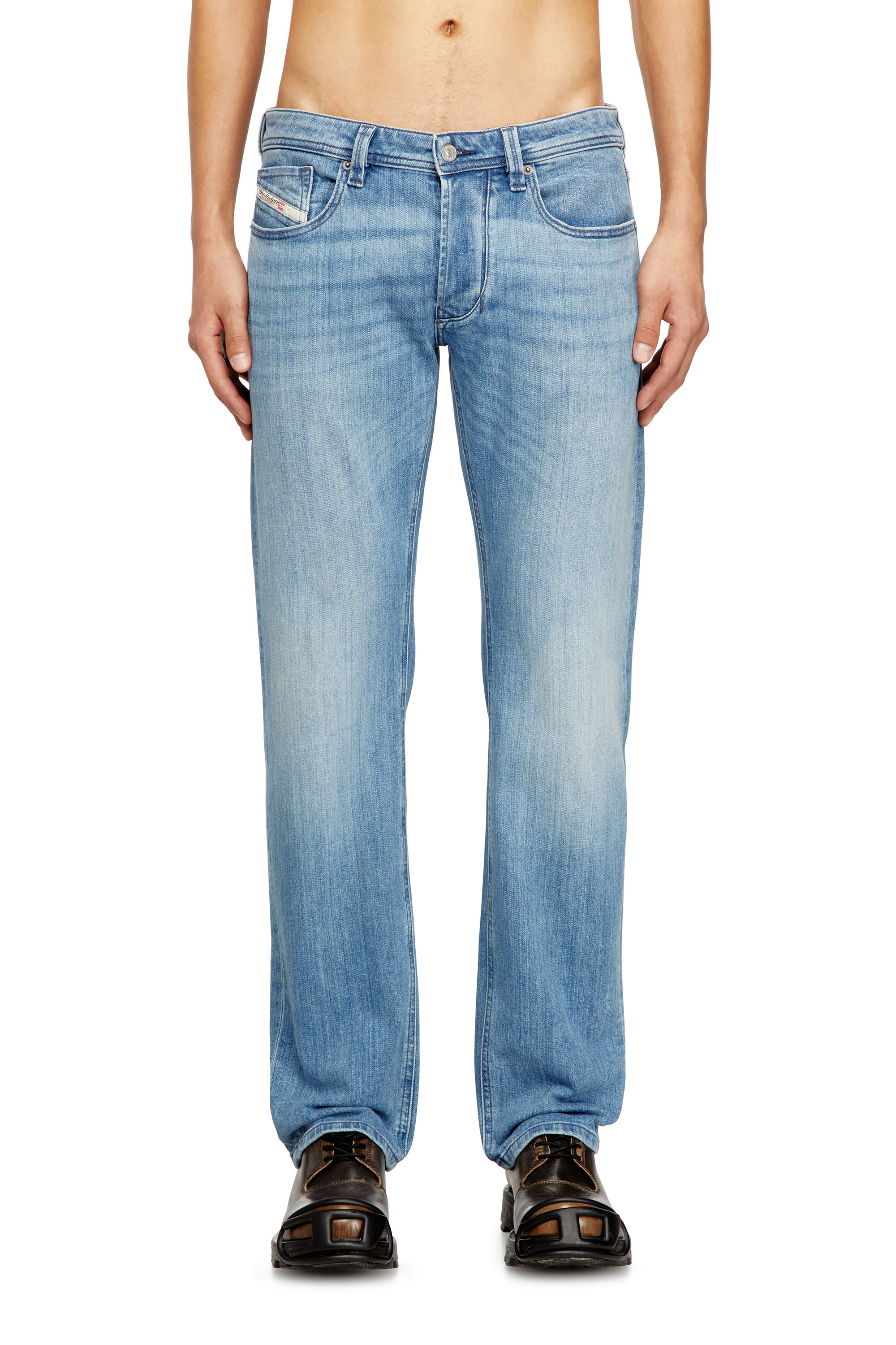 Diesel - Man's Regular Jeans 1985 Larkee 0GRDI, Light Blue - 3