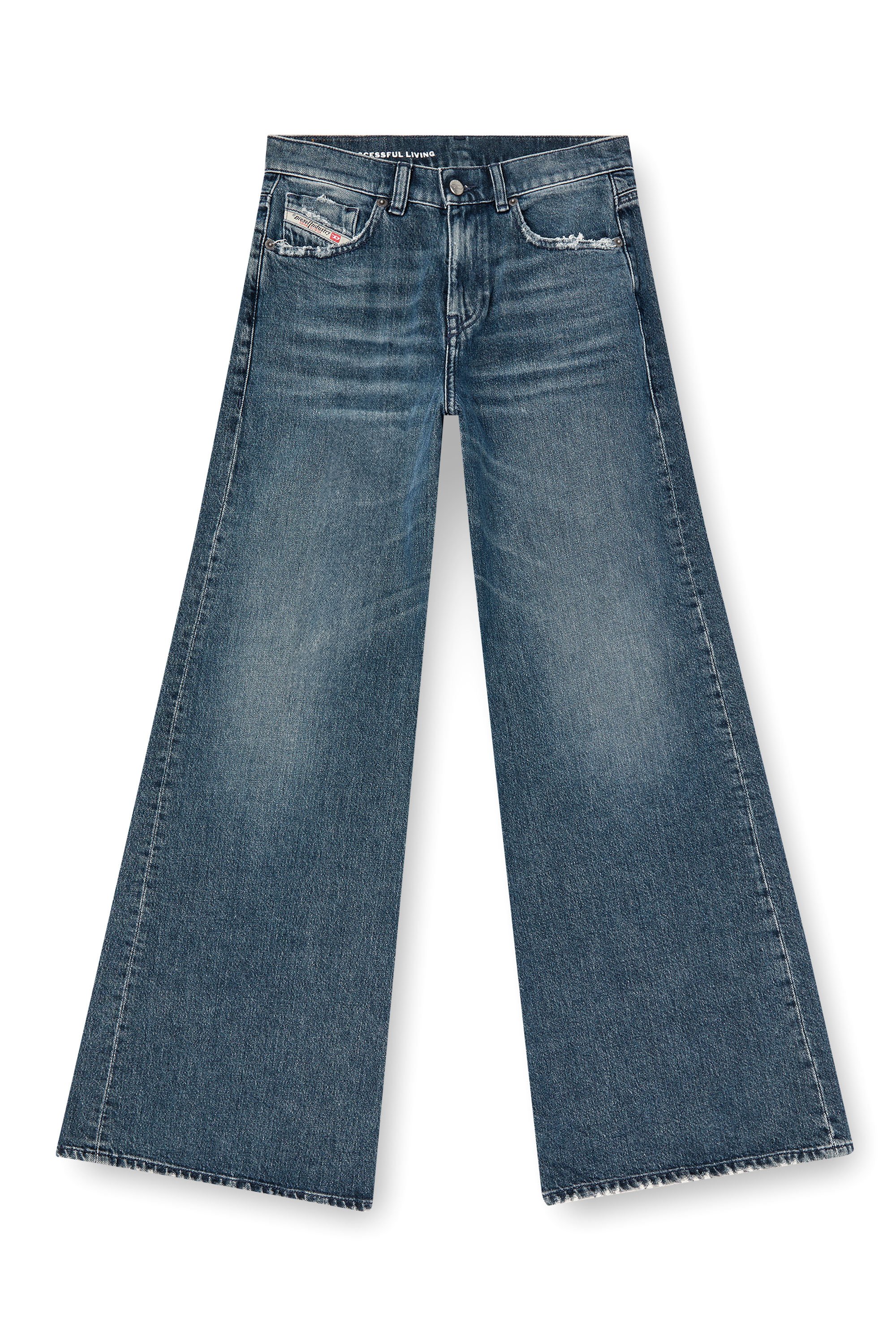 Diesel - Woman's Flare Jeans 1978 D-Akemi 007Y7, Medium blue - 3