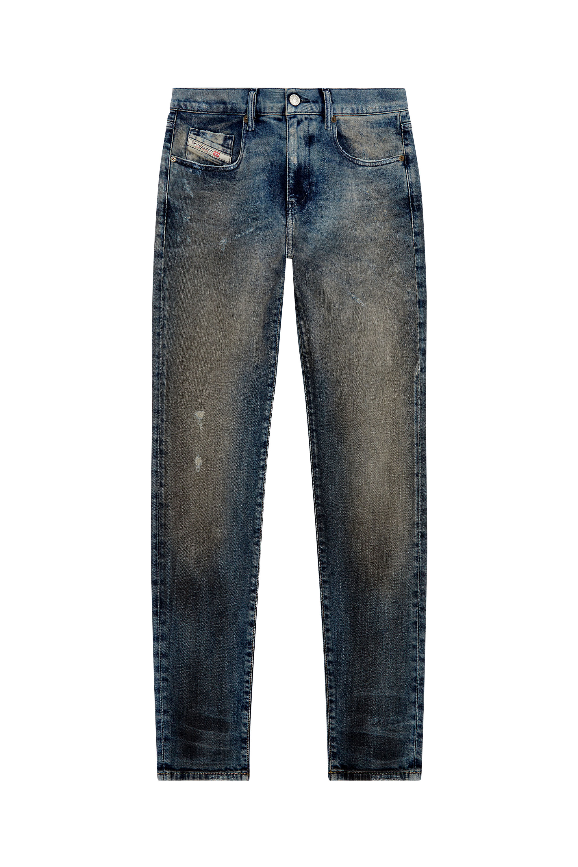 Diesel - Slim Jeans 2019 D-Strukt 09H54, Dark Blue - Image 3