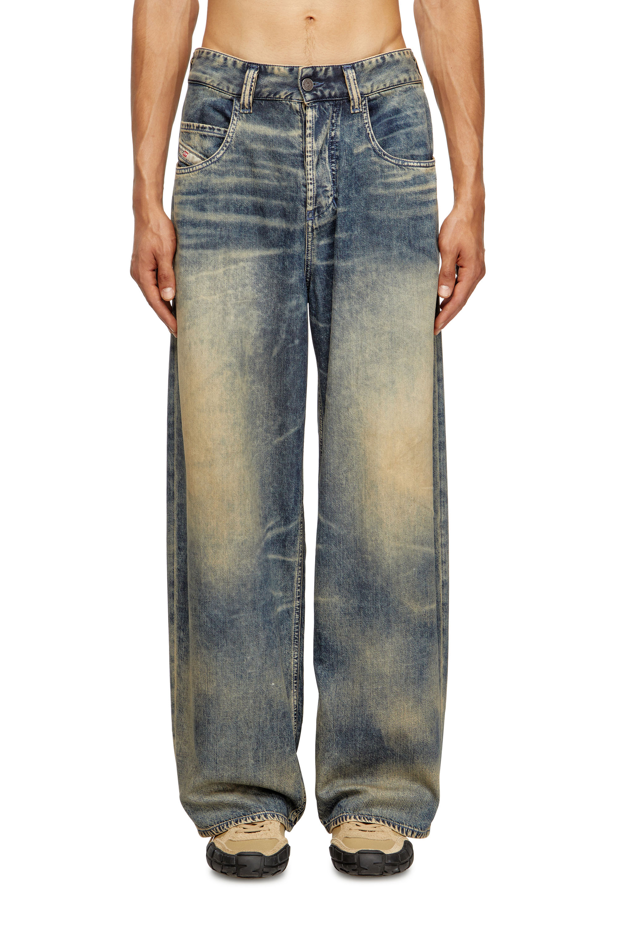 Diesel - Man's Relaxed Jeans 1997 D-Enim-M 0CEBB, Medium blue - 1