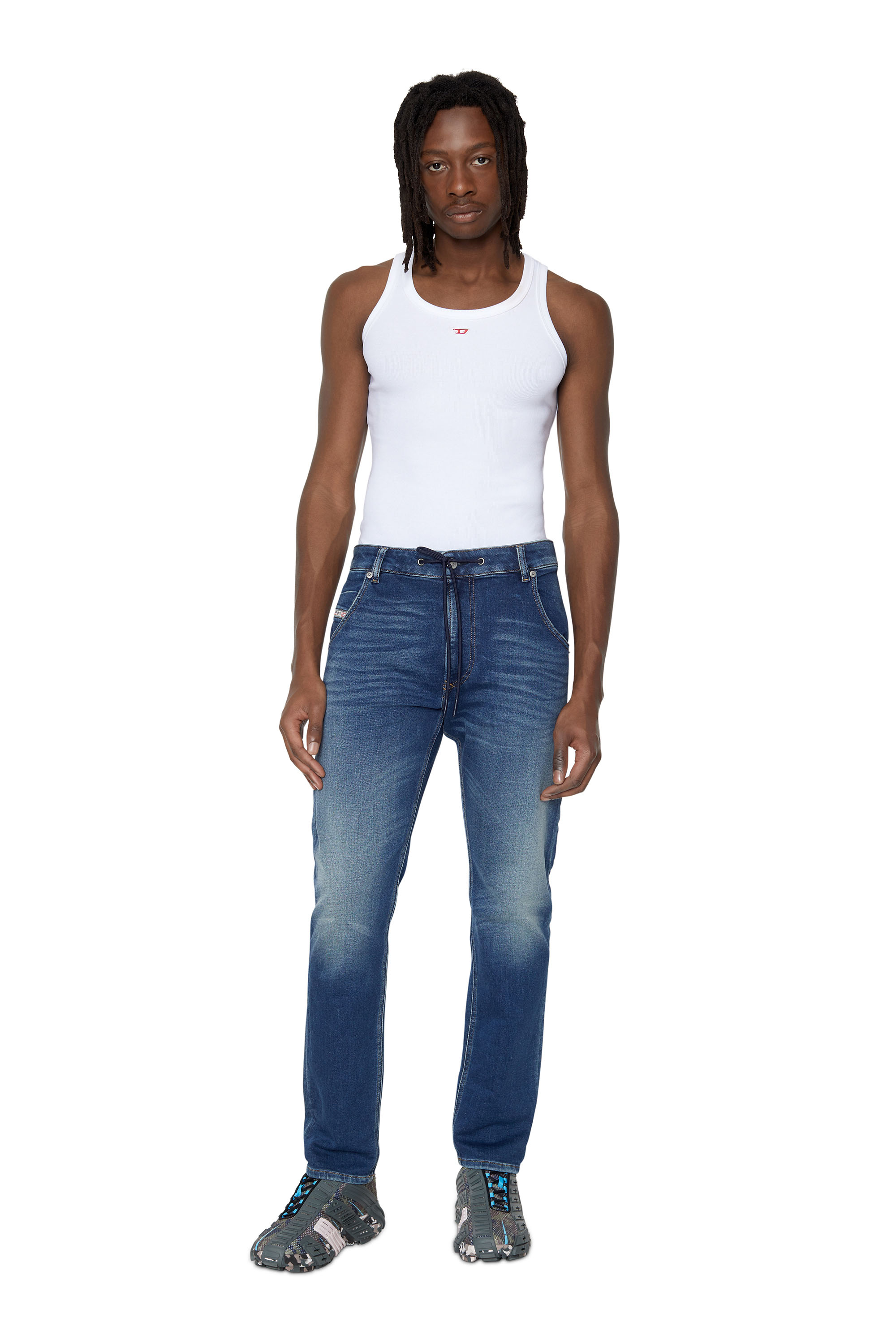 Diesel - Tapered Krooley JoggJeans® 068AZ, Medium blue - Image 5
