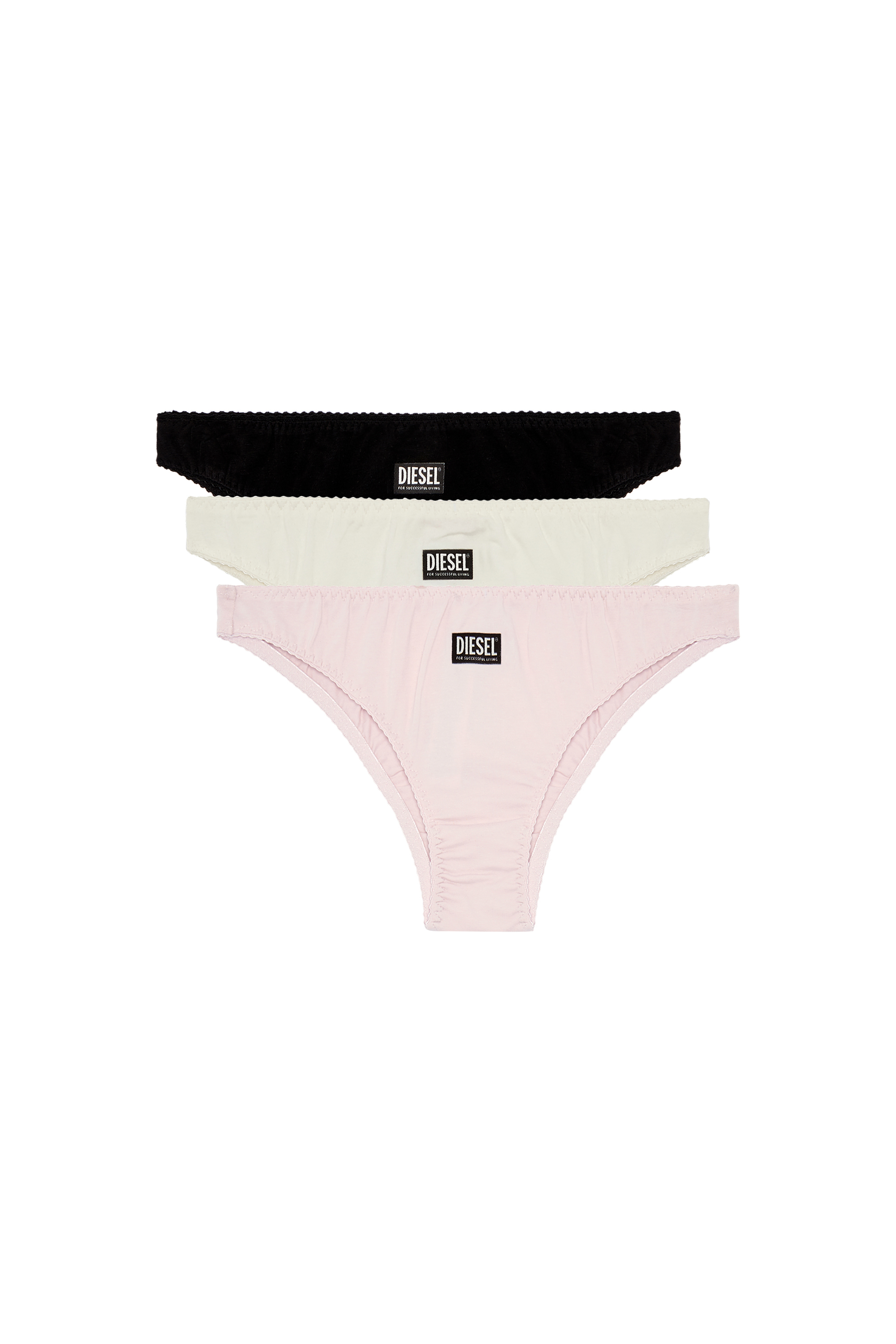 Three-pack of briefs with ruched back