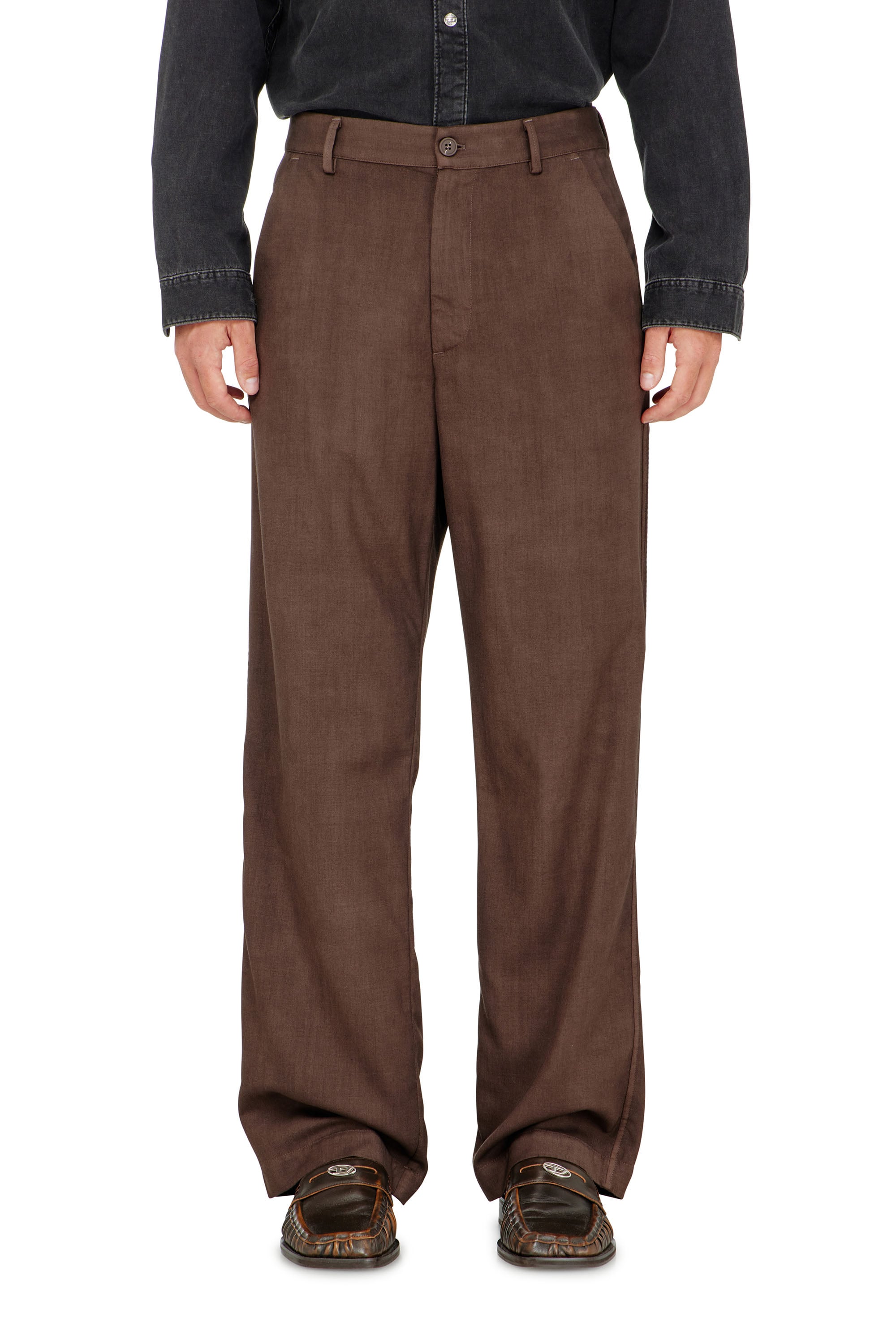 Diesel - P-HANT-CHINO-AECB, Man's Chino pants in light stretch wool in null - 2