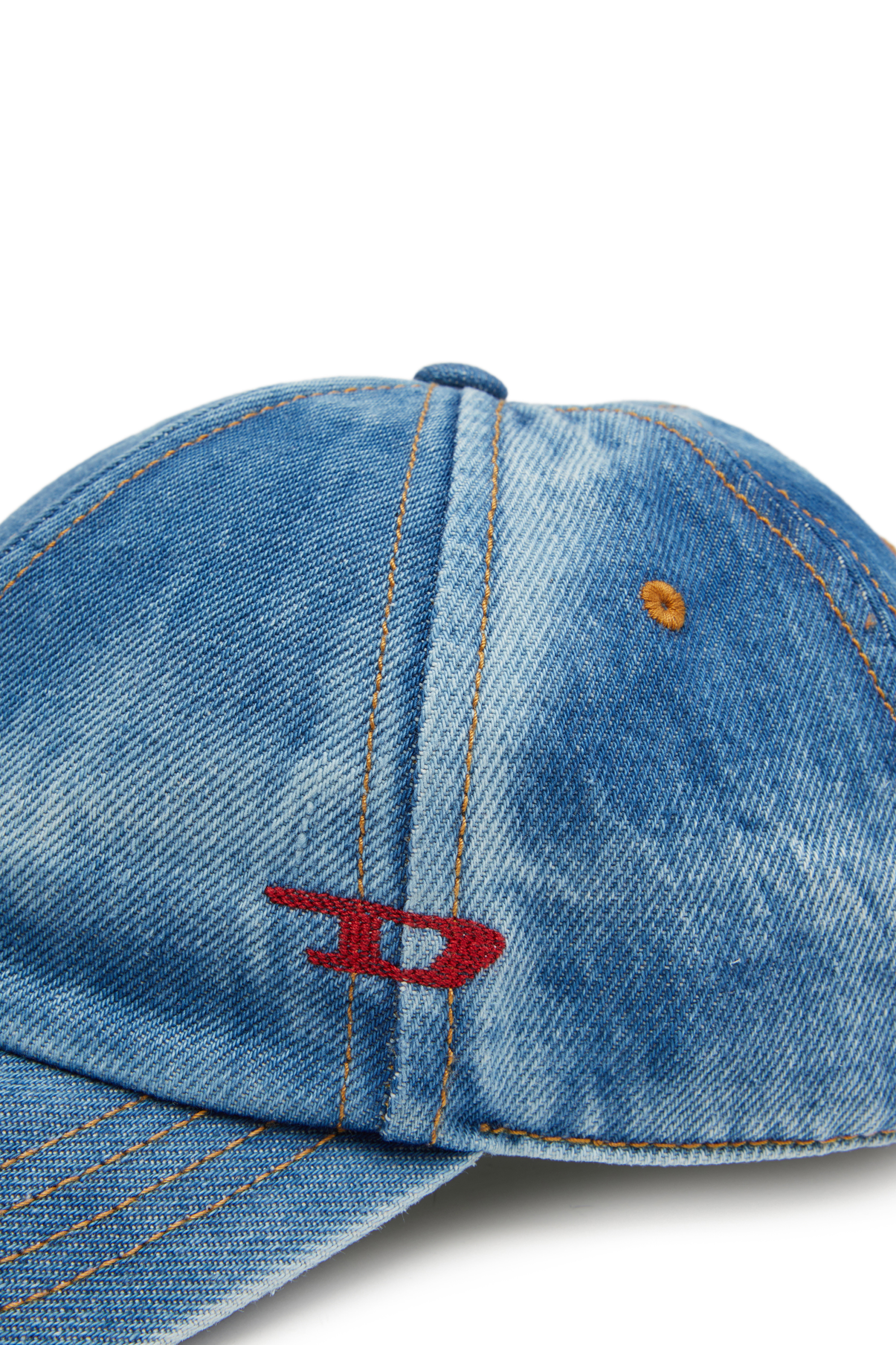 Diesel - C-LIB-2, Man's Baseball cap in denim in Blue - 3