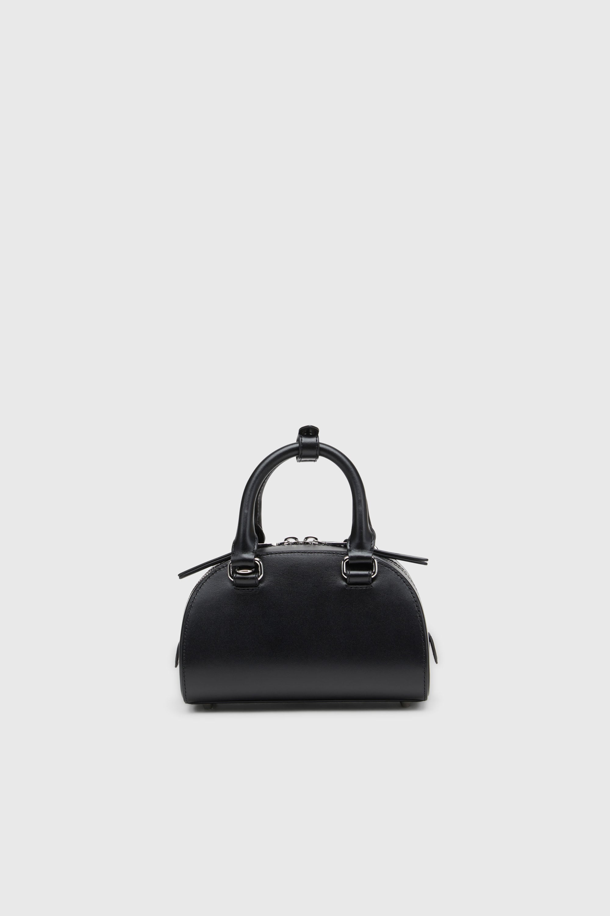 Diesel - 1DR DOME CROSSBODY, Woman's 1DR Dome-Leather Small bowling bag in Black - 2