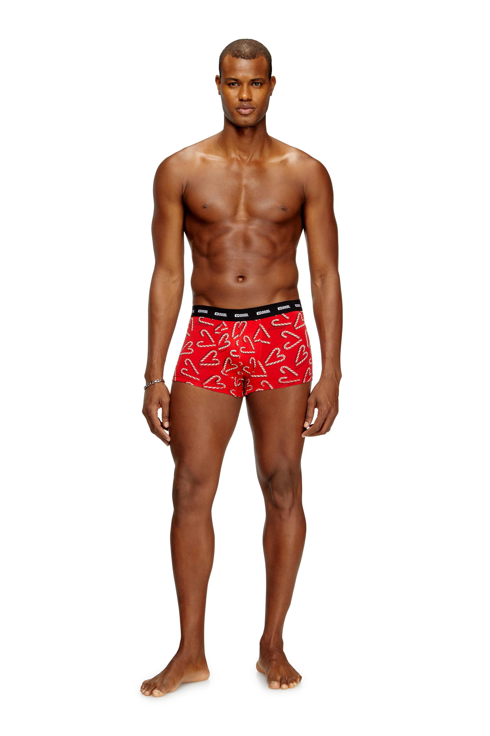 Diesel - DAMIEN-GFT-UTLT-3PACK, Man's Set of three stretch-cotton boxers in null - 2