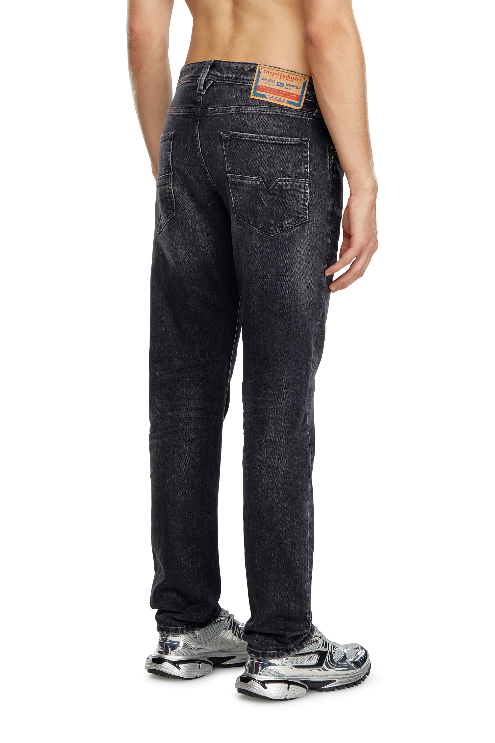 Diesel - Man's Regular Jeans 1986 Larkee-Beex 09K51, Black/Dark grey - 3